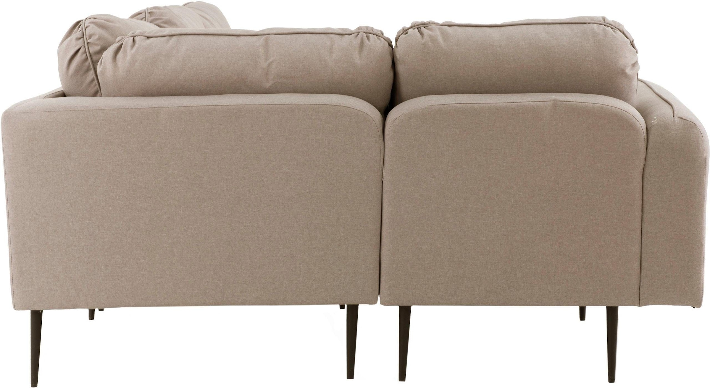 Leonique Ecksofa »Skidi L-Form«, mit losen Rückenkissen und Keder oben auf der Armlehne