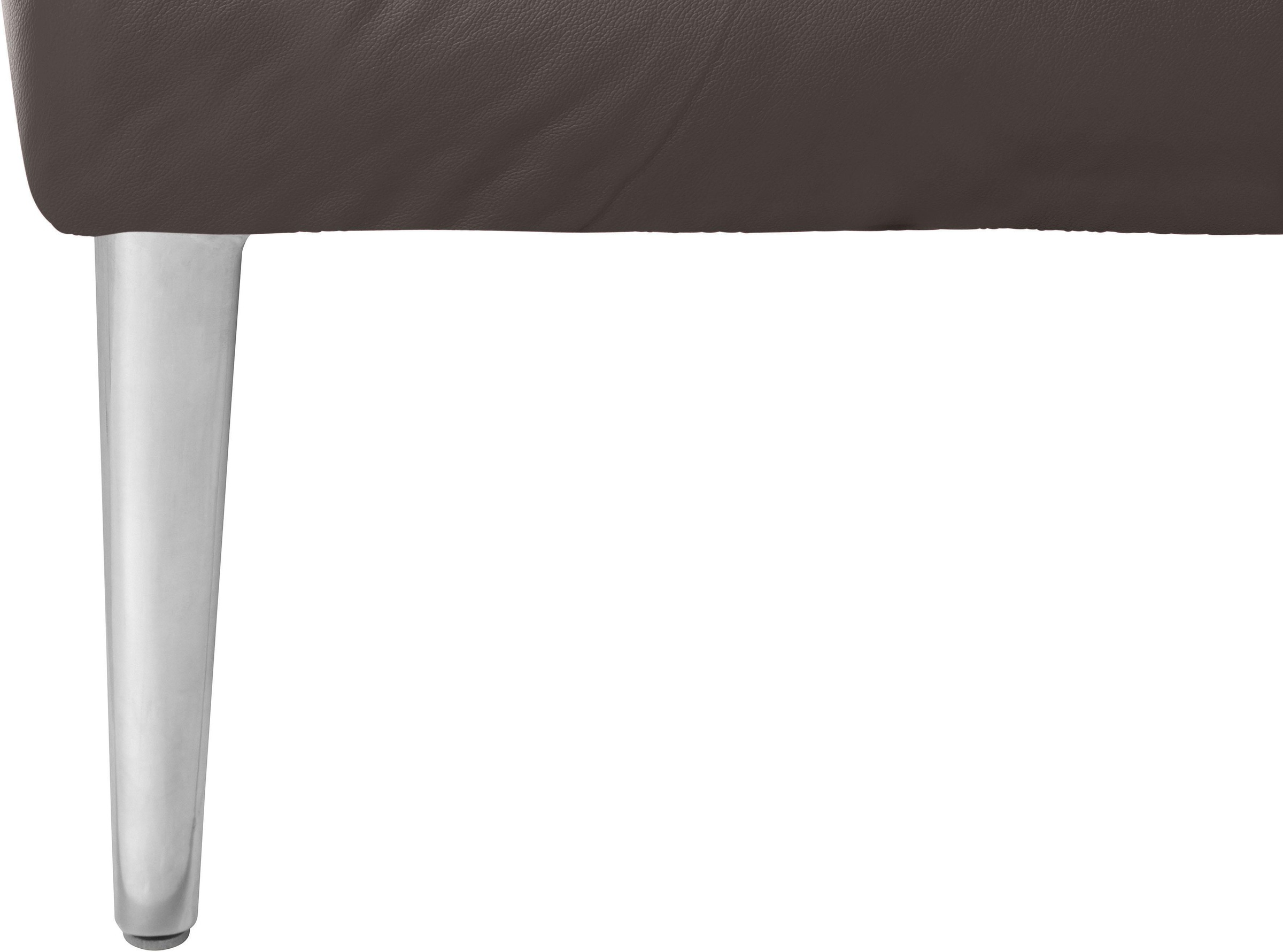 W.SCHILLIG Ecksofa »enjoy&MORE, Designsofa, elegant und bequem, L-Form«, mit Sitztiefenverstellung, Füße Chrom glänzend, Breite 310 cm