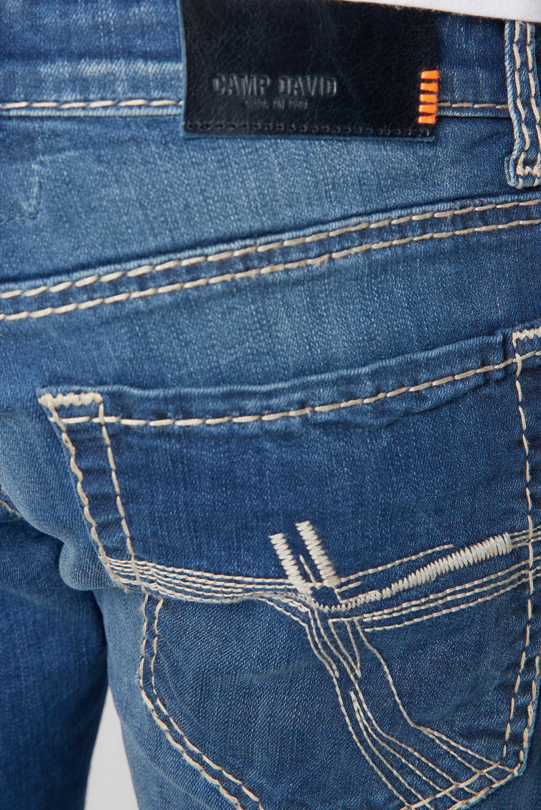 CAMP DAVID Regular-fit-Jeans, mit breiten Nähten