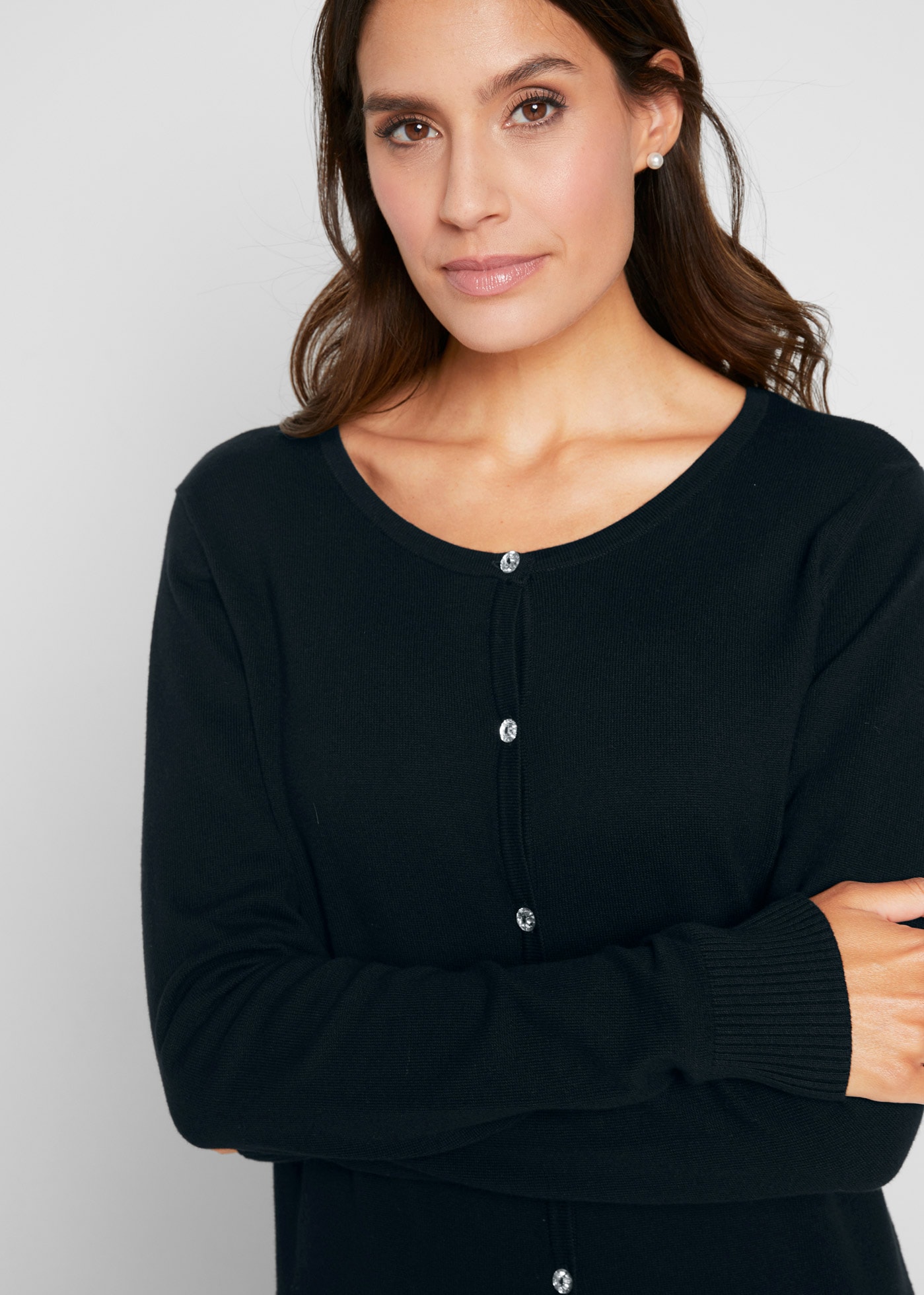 bonprix Strickjacke »Enge Feinstrickjacke« Enge Feinstrickjacke