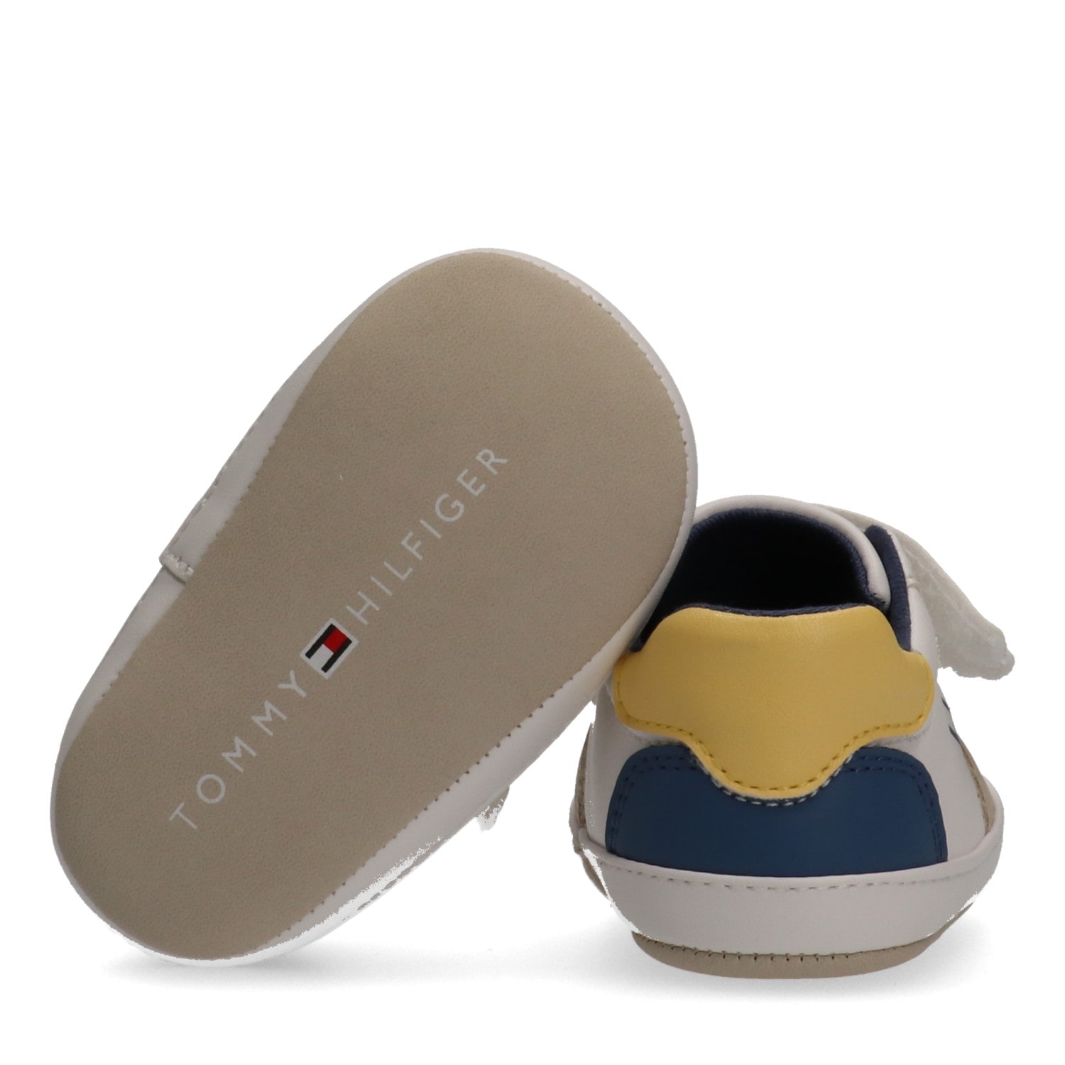 Tommy Hilfiger Lauflernschuh  Retro Sneaker, Klettschuh, Halbschuh für Babys, mit Lochmuster