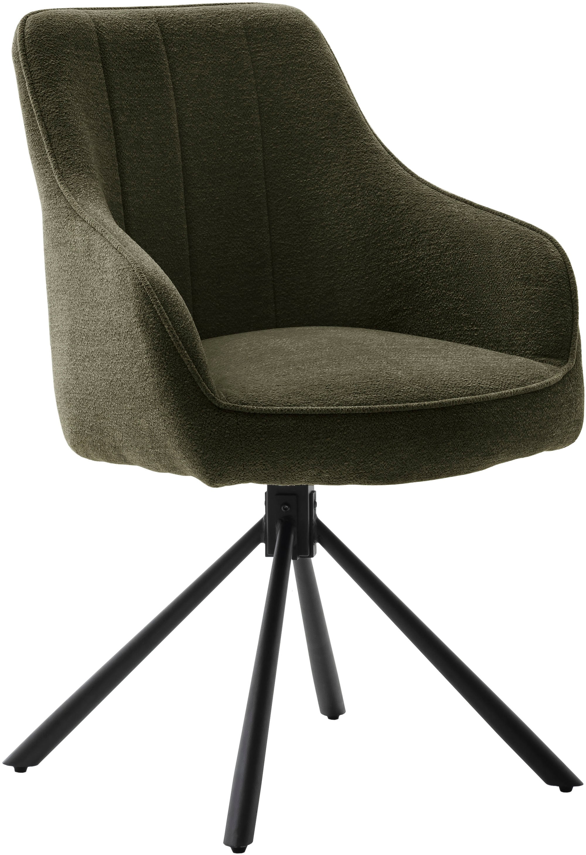 MCA furniture Esszimmerstuhl »KASAMA«, Strukturstoff, (2er-Set), 180° drehb günstig online kaufen