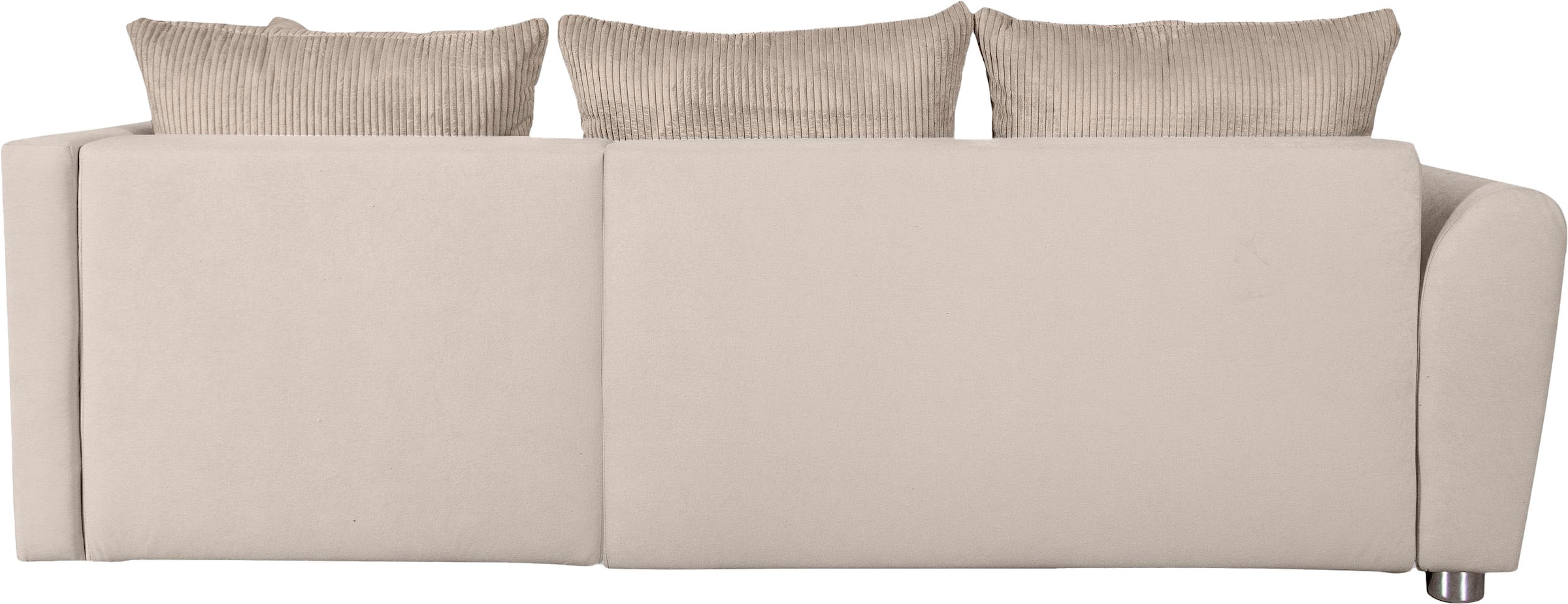 COLLECTION AB Ecksofa, Ecksofa,Bettfunktion,Bettkasten,Bonnelfederkern, Rückenkissen