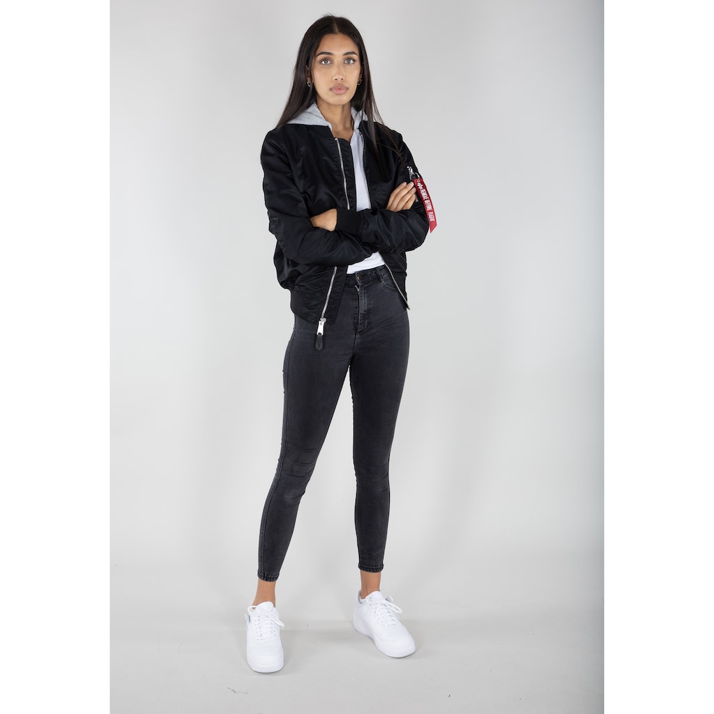 Alpha Industries Bomberjacke »ALPHA INDUSTRIES Women - Bomber Jackets MA-1 Hooded Wmn«