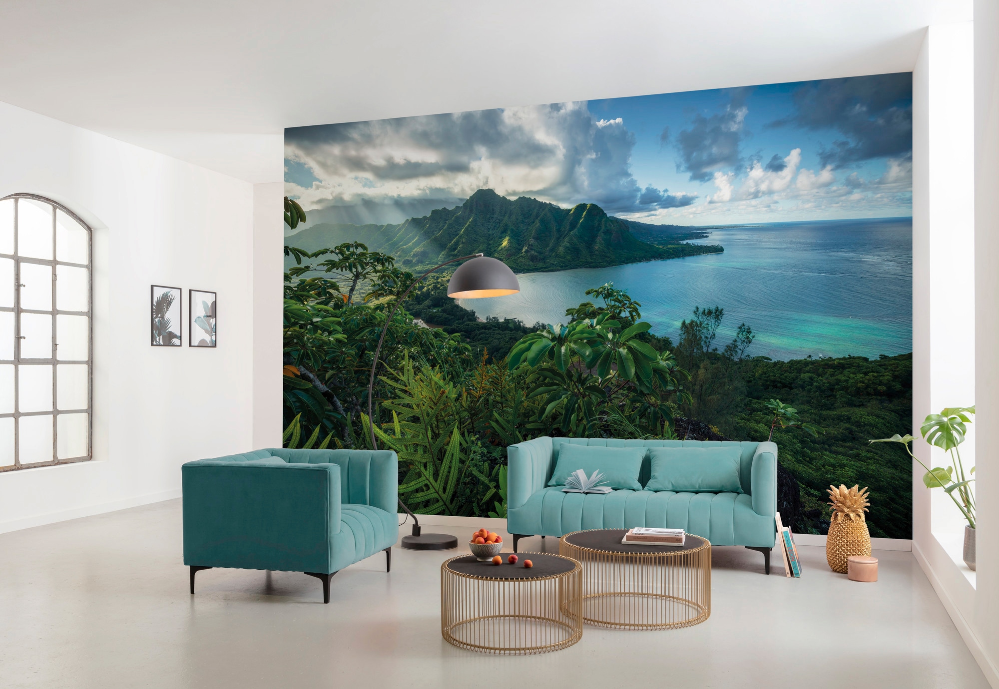 Komar Fototapete Jurassic Island B/L: ca. 450x280 cm günstig online kaufen