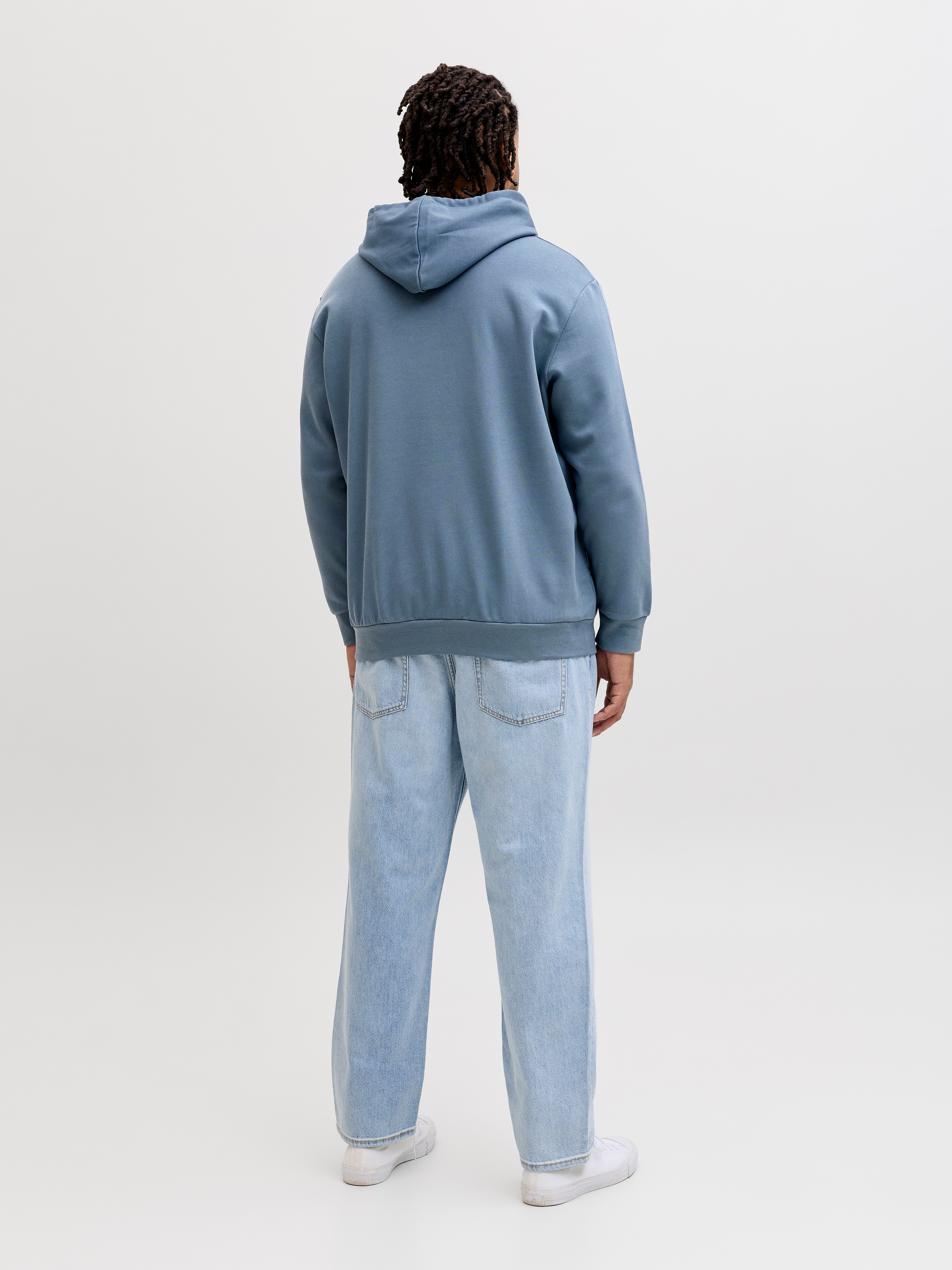 Jack & Jones PlusSize Hoodie »JJELOGO SWEAT HOOD 2 COL 24/25 NOOS PLS«, mit Logo Frontprint

