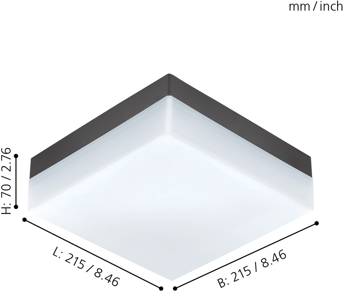 EGLO LED Außen-Deckenleuchte »SONELLA«, 1 flammig-flammig, LED tauschbar