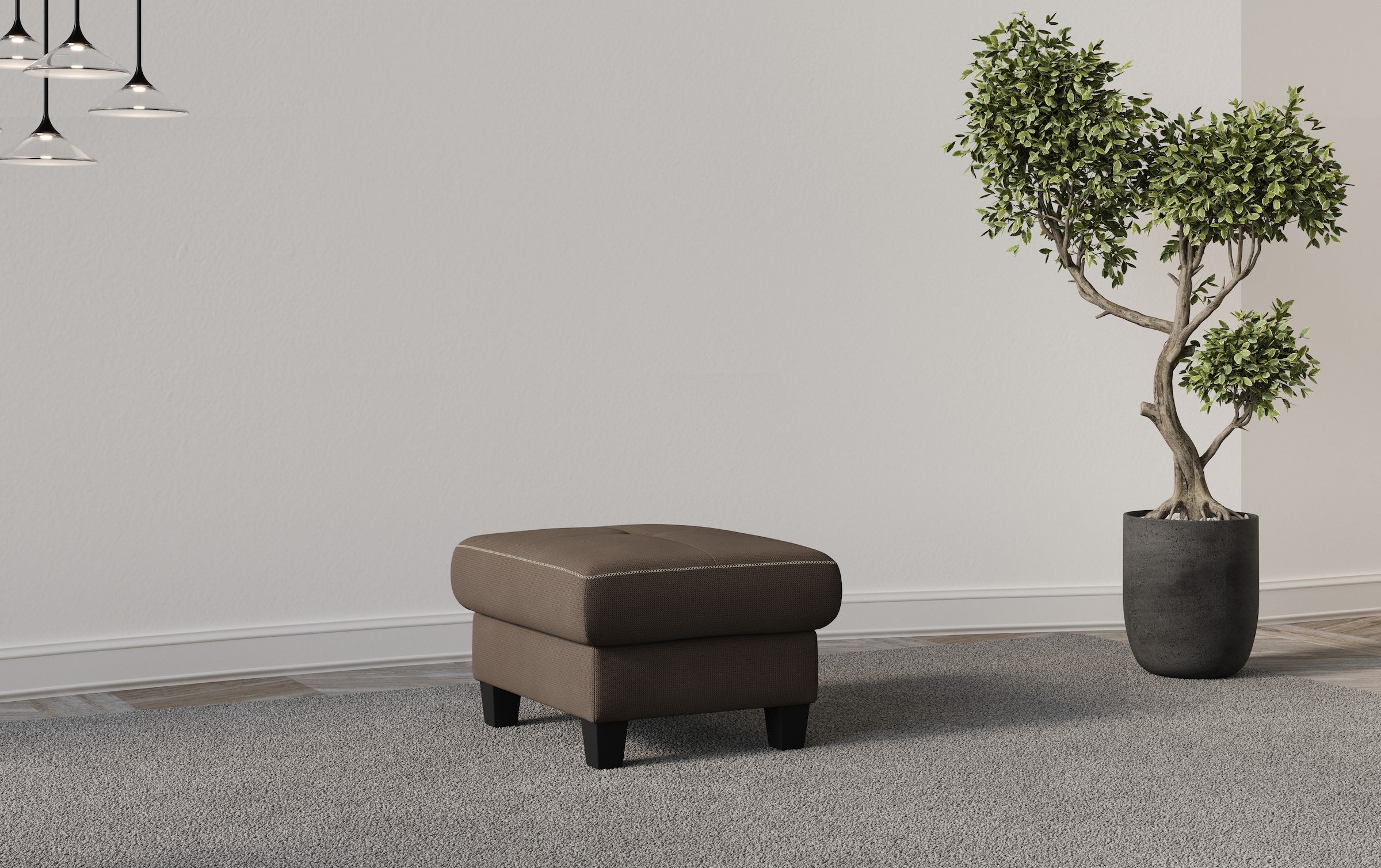 Home affaire Polsterhocker »Varese« günstig online kaufen