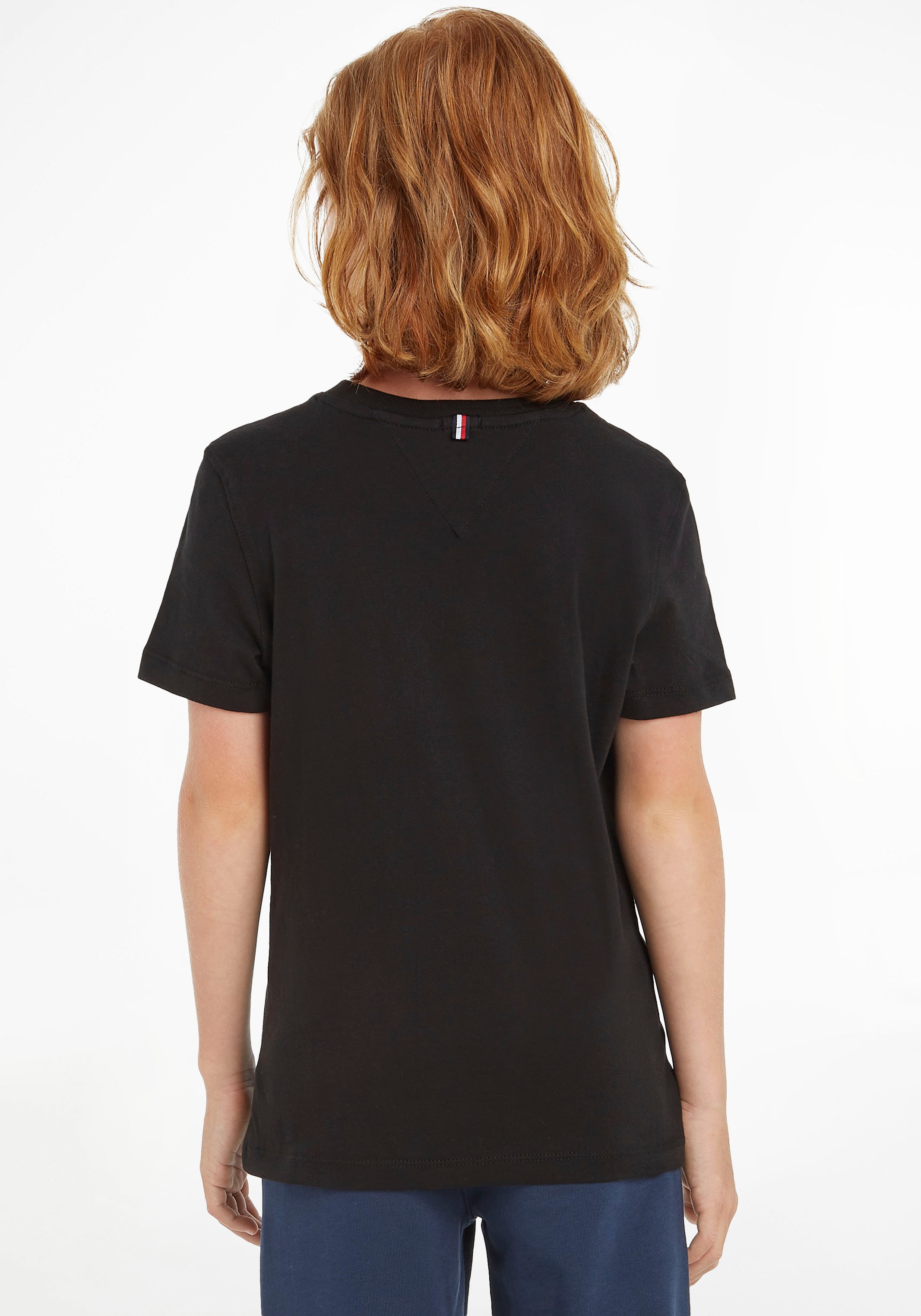 Tommy Hilfiger T-Shirt »BOYS BASIC CN KNIT«, Kinder Kids Junior MiniMe,für Jungen