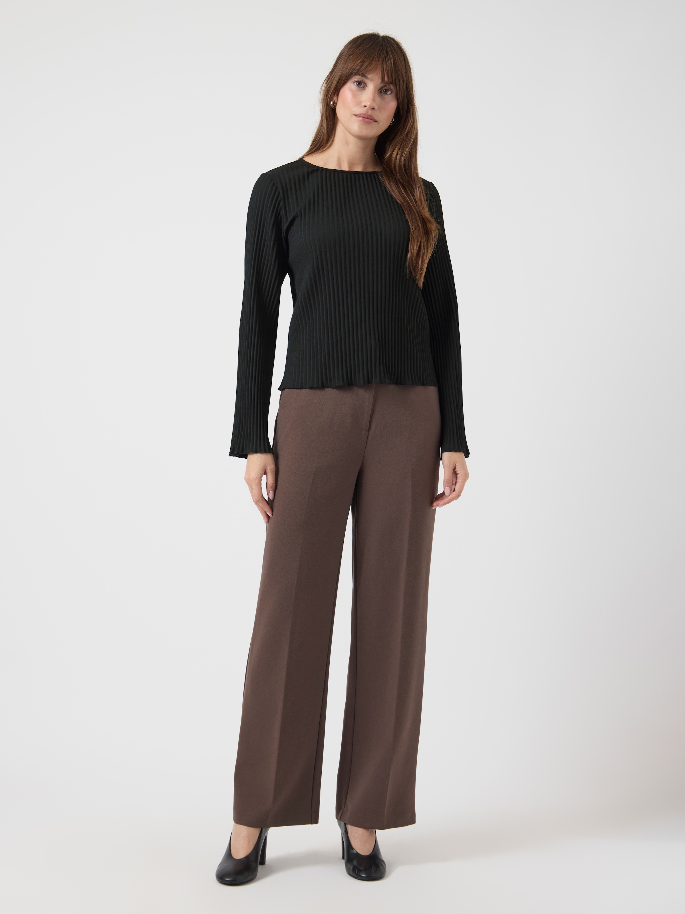 Y.A.S Plisseeshirt »YASALISA LS TOP S. NOOS«