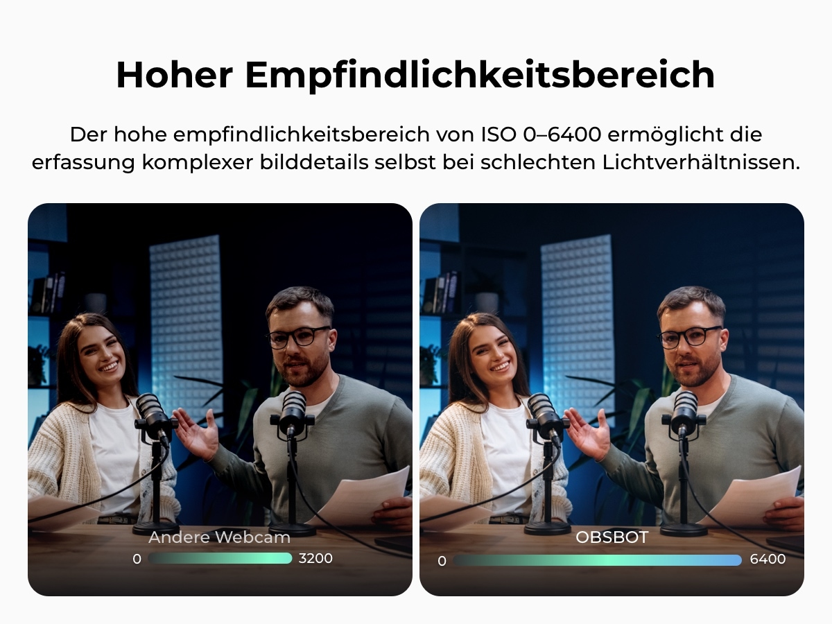 OBSBOT Webcam »TINY 3 Lite« 4K Ultra HD