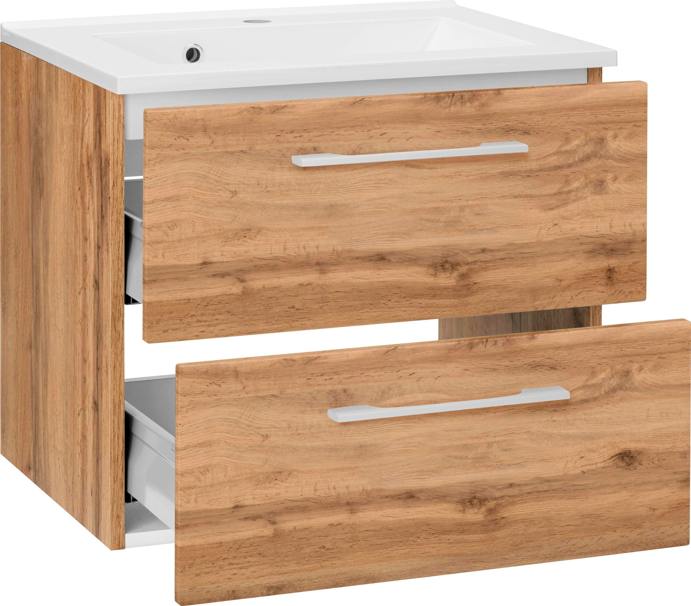 welltime Waschbeckenunterschrank »Soria«, Badmöbel, Waschtisch inkl. Waschbecken, Breite 60 cm