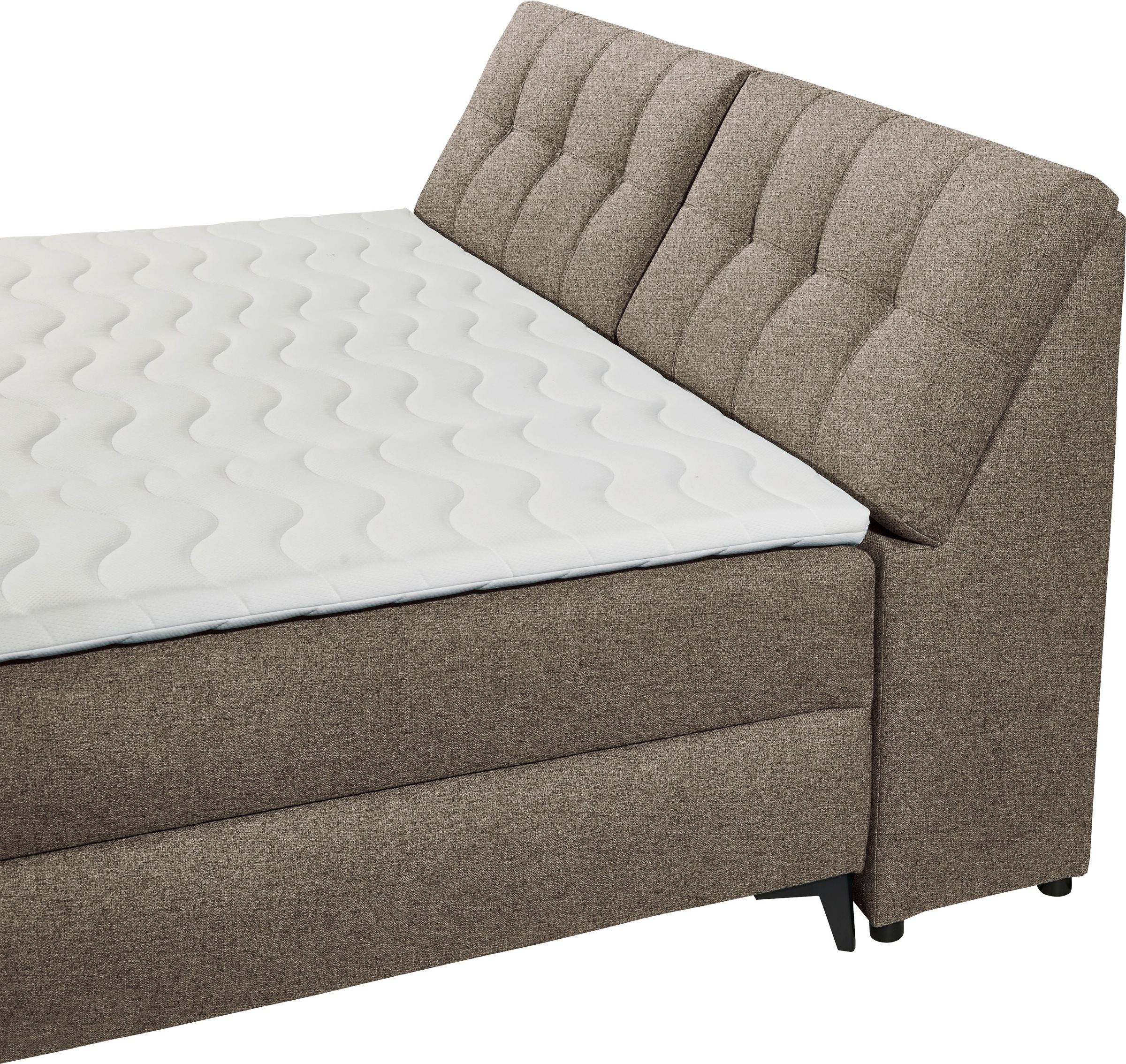ED EXCITING DESIGN Boxbett »Atlantis«, mit Bettkasten und Stauraum im Kopfteil