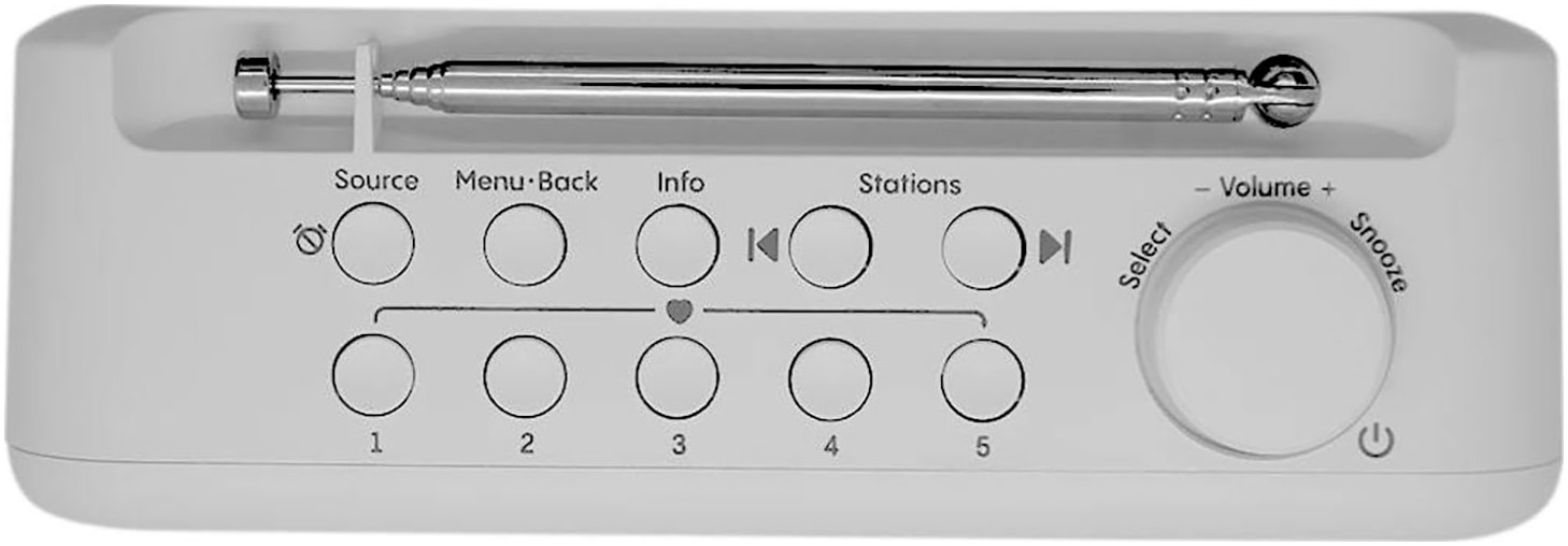 Pure Digitalradio (DAB+) »Elan One«, (Bluetooth FM-Tuner-Digitalradio (DAB+) 1,5 W)