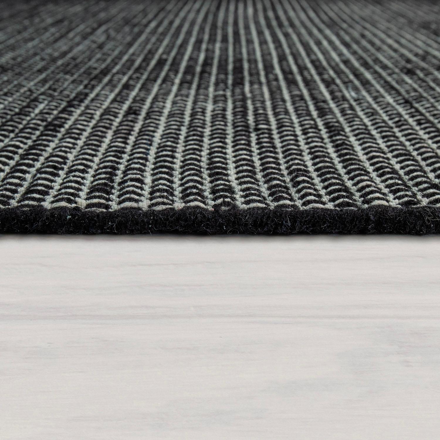 Paco Home Wollteppich »Kasko 300«, rechteckig, 12 mm Höhe, Handweb, Flachgewebe, reine Wolle, handgewebt, hochwertig verarbeitet