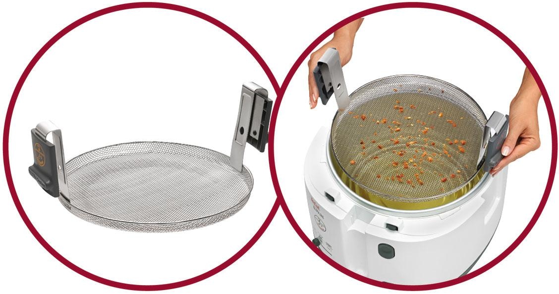Tefal Fritteuse »Fritteuse One Filtra«, 1900 W, 1,2 Kg, Auffangsieb für Frittierreste, spülmaschinenfest, FF1631