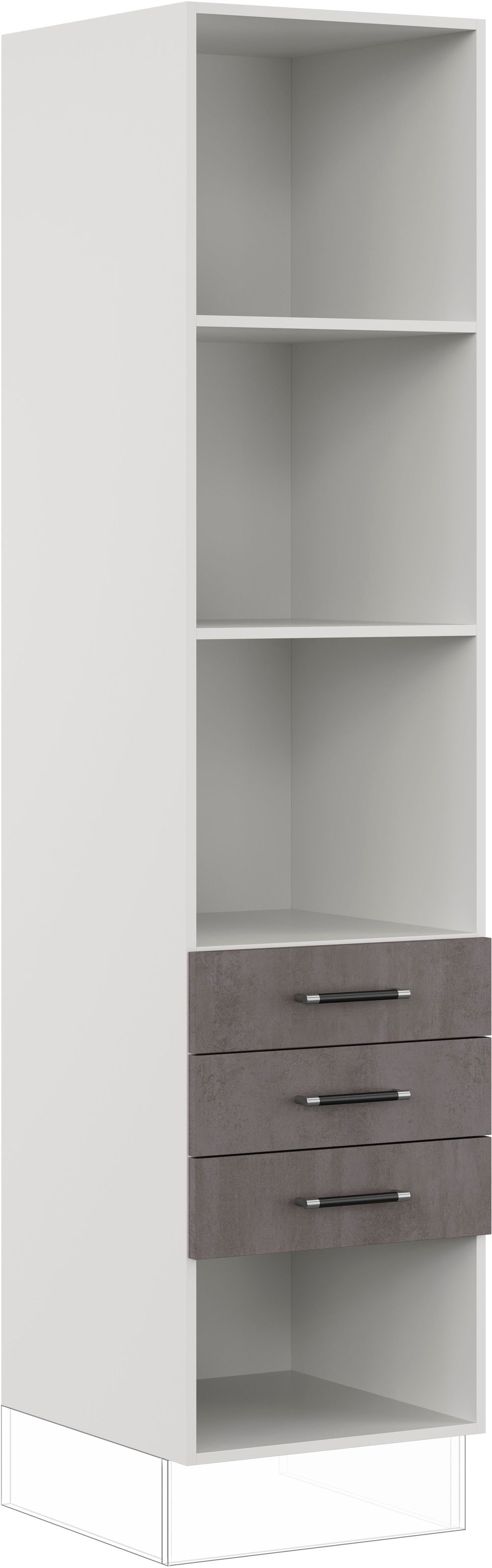 IMPULS KÜCHEN Seitenschrank »"Prag", Breite/Höhe: 50/205,1 cm, mit Soft-Clo günstig online kaufen