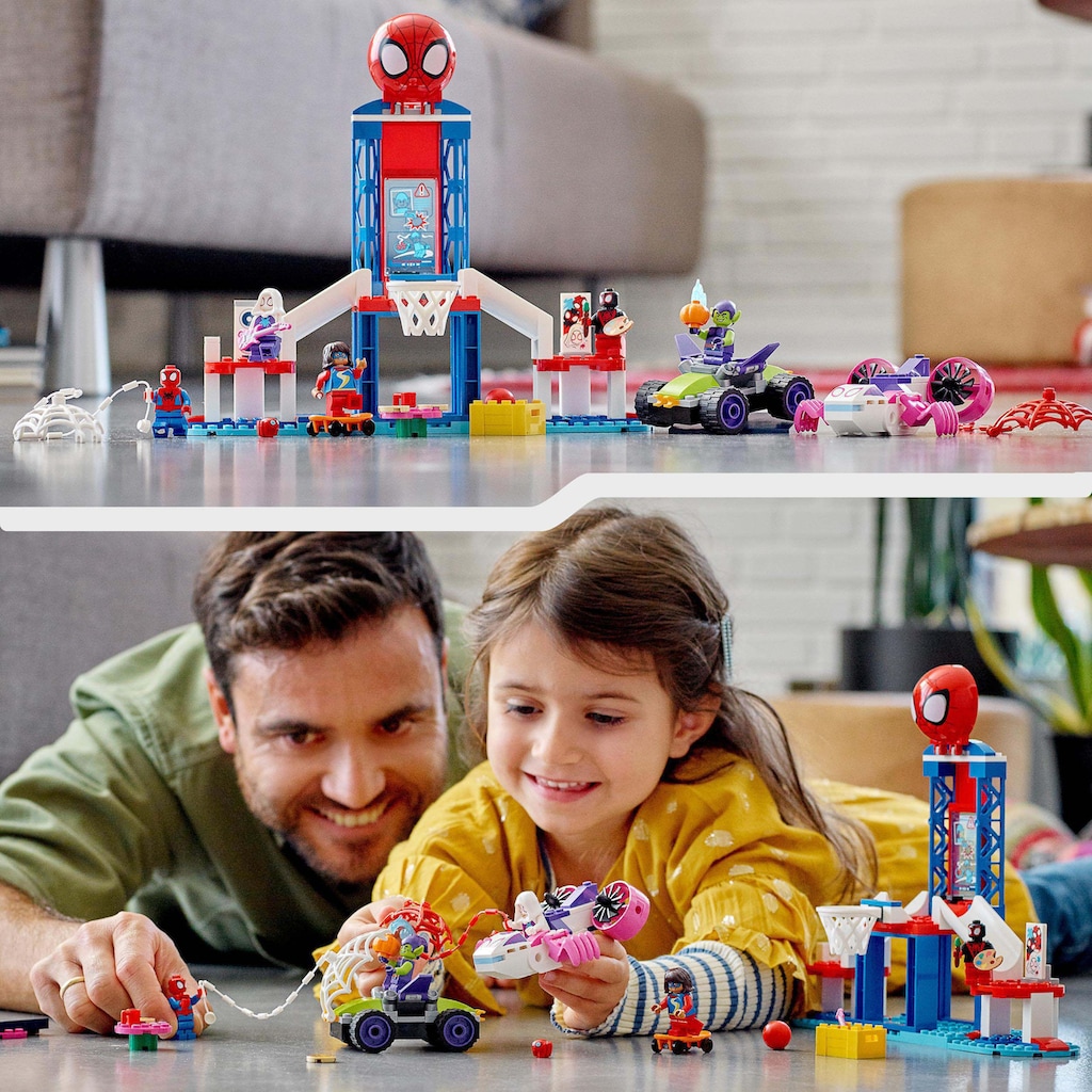 LEGO® Konstruktionsspielsteine »Spider-Mans Hauptquartier (10784), LEGO® Marvel«, (155 St.)