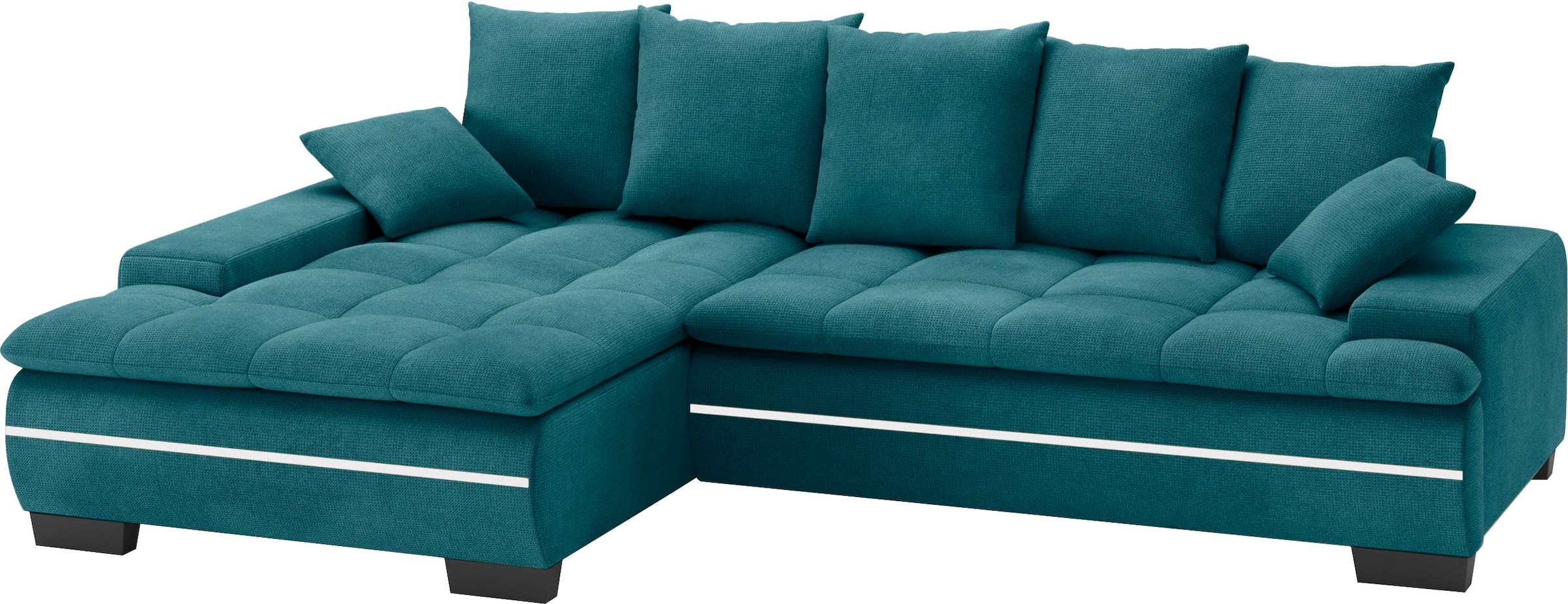 Mr. Couch Ecksofa »Haiti II, L-Form«, RGB-LED Beleuchtung, wahlweise mit Ka günstig online kaufen