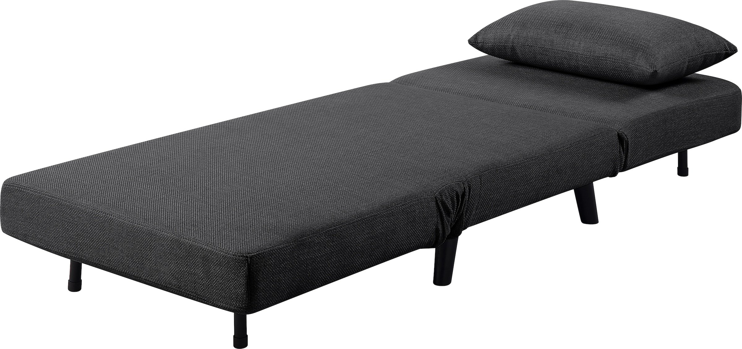 ATLANTIC home collection Sessel »Robby« inkl. Bettfunktion, mehrfach verstellbar, Strukturbezug