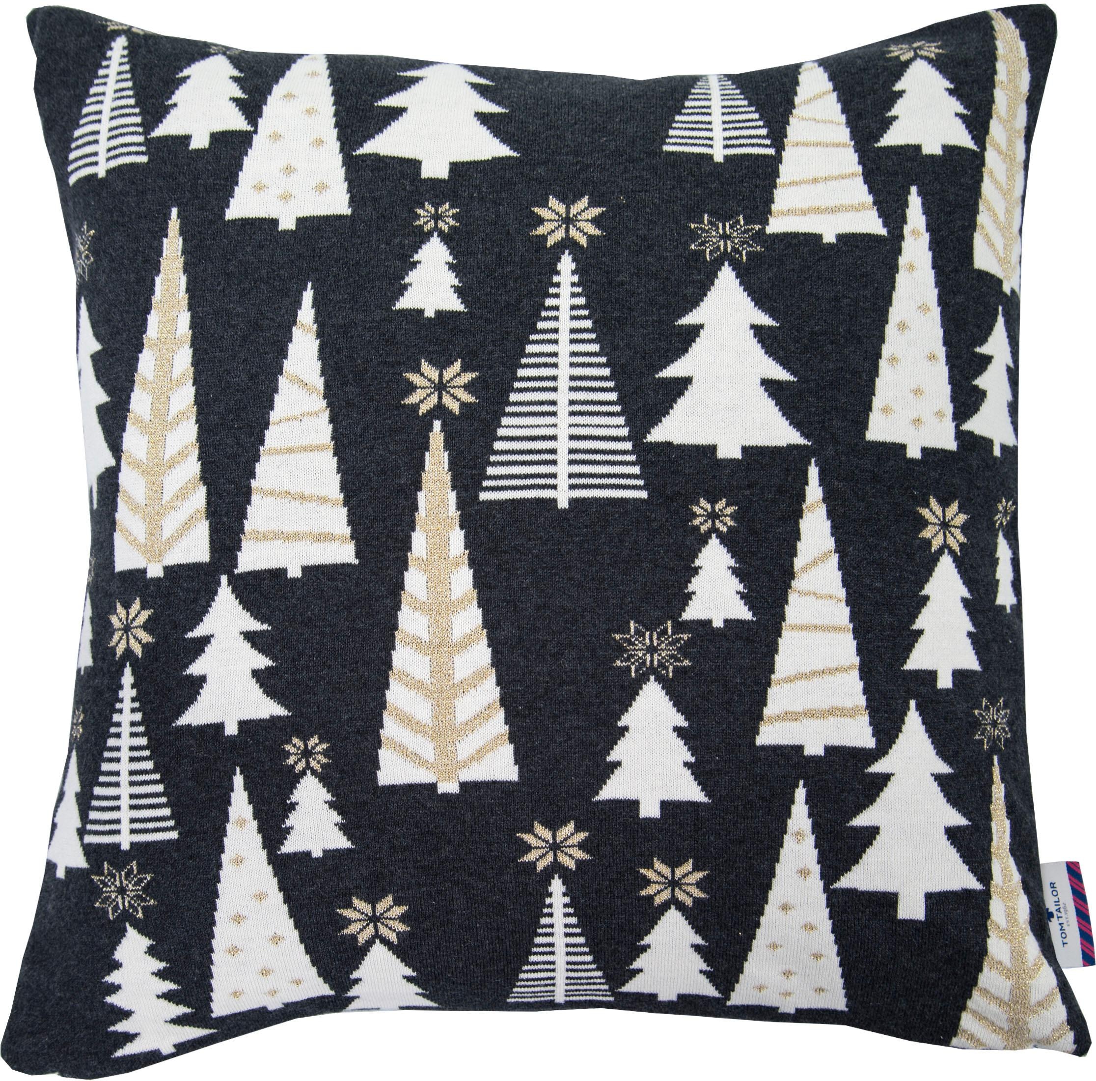 TOM TAILOR HOME Dekokissen »GLAMOUR CHRISTMAS«, Kissenhülle ohne Füllung, 1 günstig online kaufen
