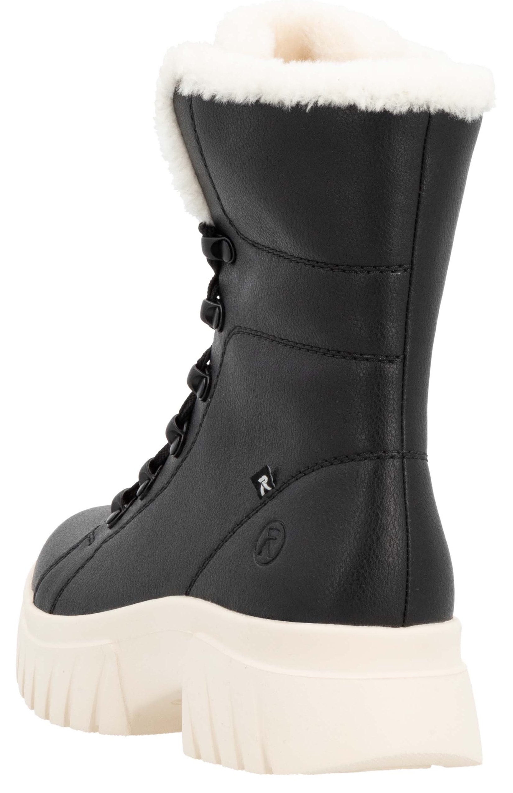Rieker EVOLUTION Winterboots, Schnürboots, Plateaustiefelette, Profilsohle, Innenreißverschluss