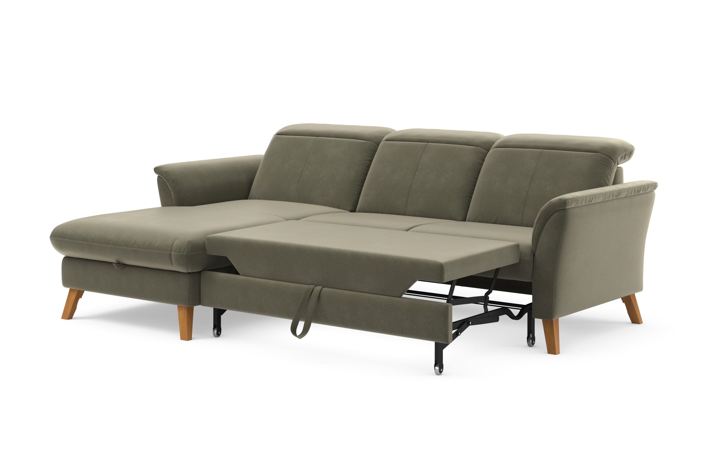 sit&more Ecksofa »Romero L-Form«, wahlweise mit oder ohne Relax-Funktion, Bettfunktion, Bettkasten