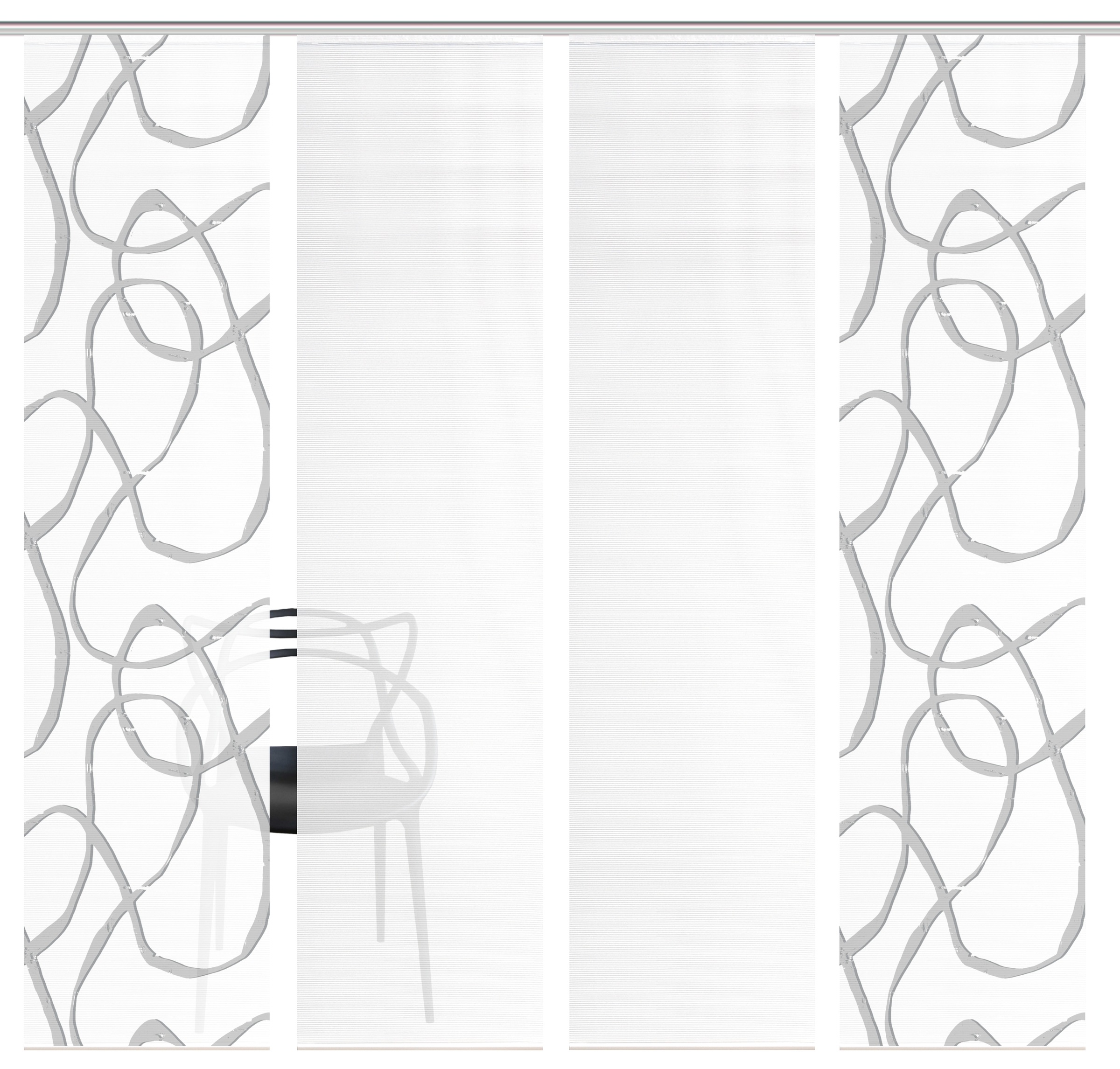 Vision S Schiebegardine »OPHELIA« Paneelwagen 4 Stk. tlg. Schiebevorhang,Ba günstig online kaufen