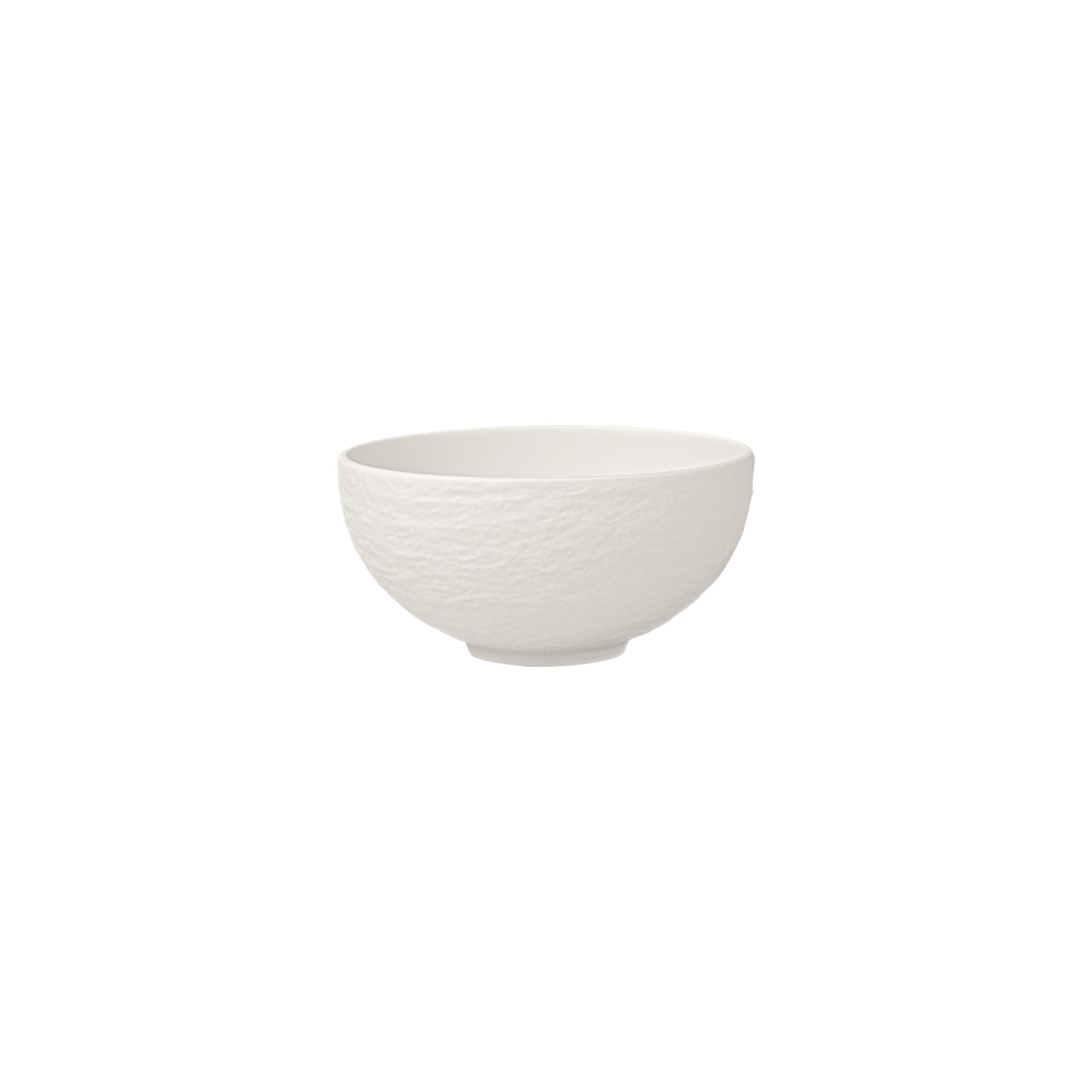 Villeroy & Boch Suppenteller »Suppen Bol Manufacture Rock Blanc Ø 12,5 cm 4 günstig online kaufen