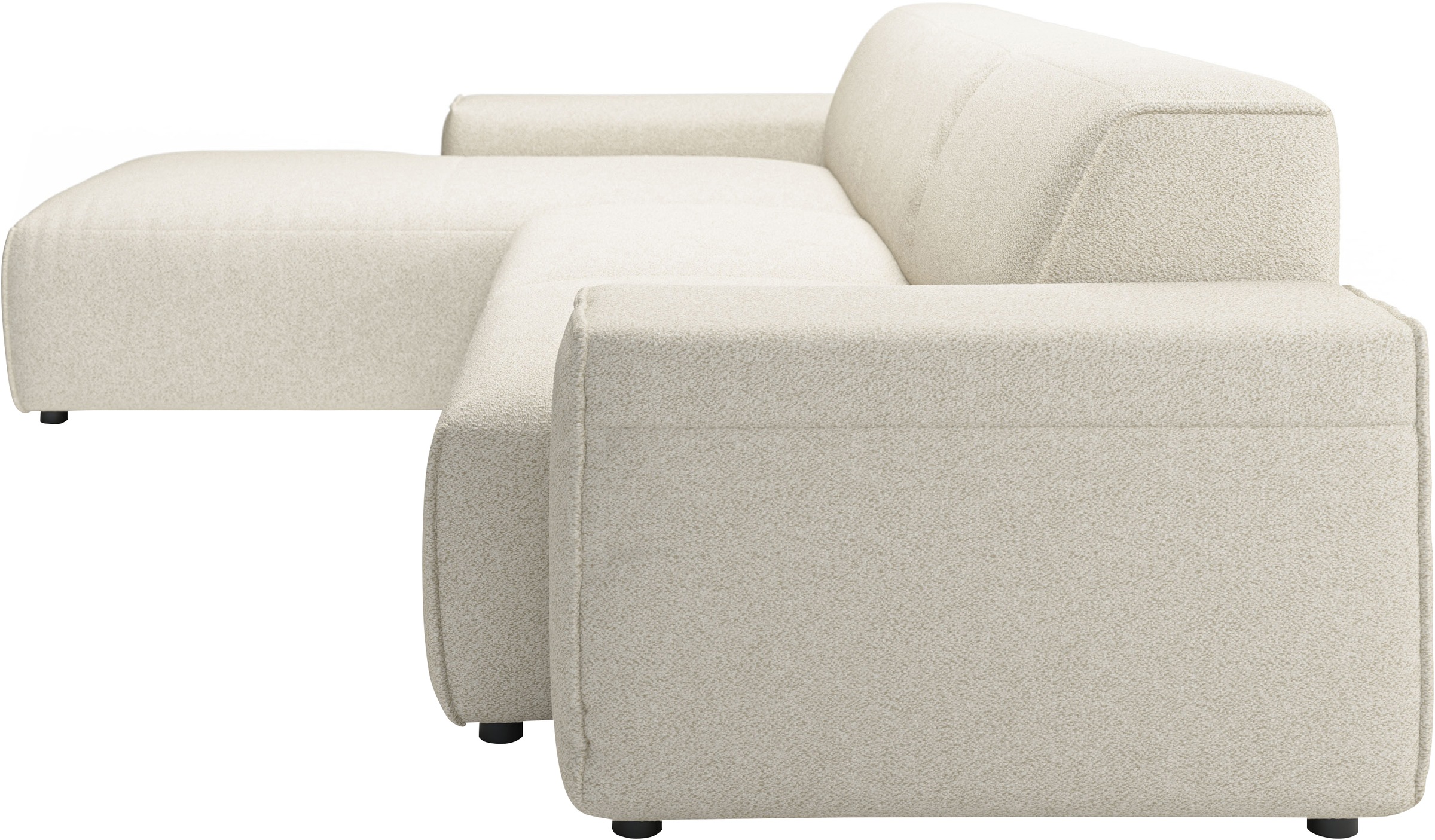 andas Ecksofa »Glimminge auch in Breitcord, Feincord, Bouclé + Easy care-Bezug«, L-Form, Breite 294, Zierkissen