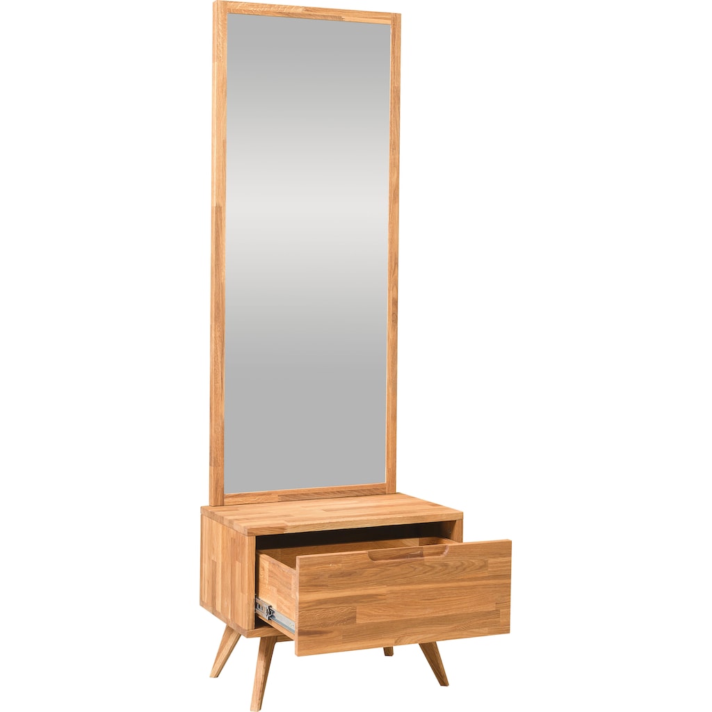 andas Spiegel »Scandi«, praktischer Zweiteiler, aus einer Aufbewahrungskommode, inklusive eines Spiegels