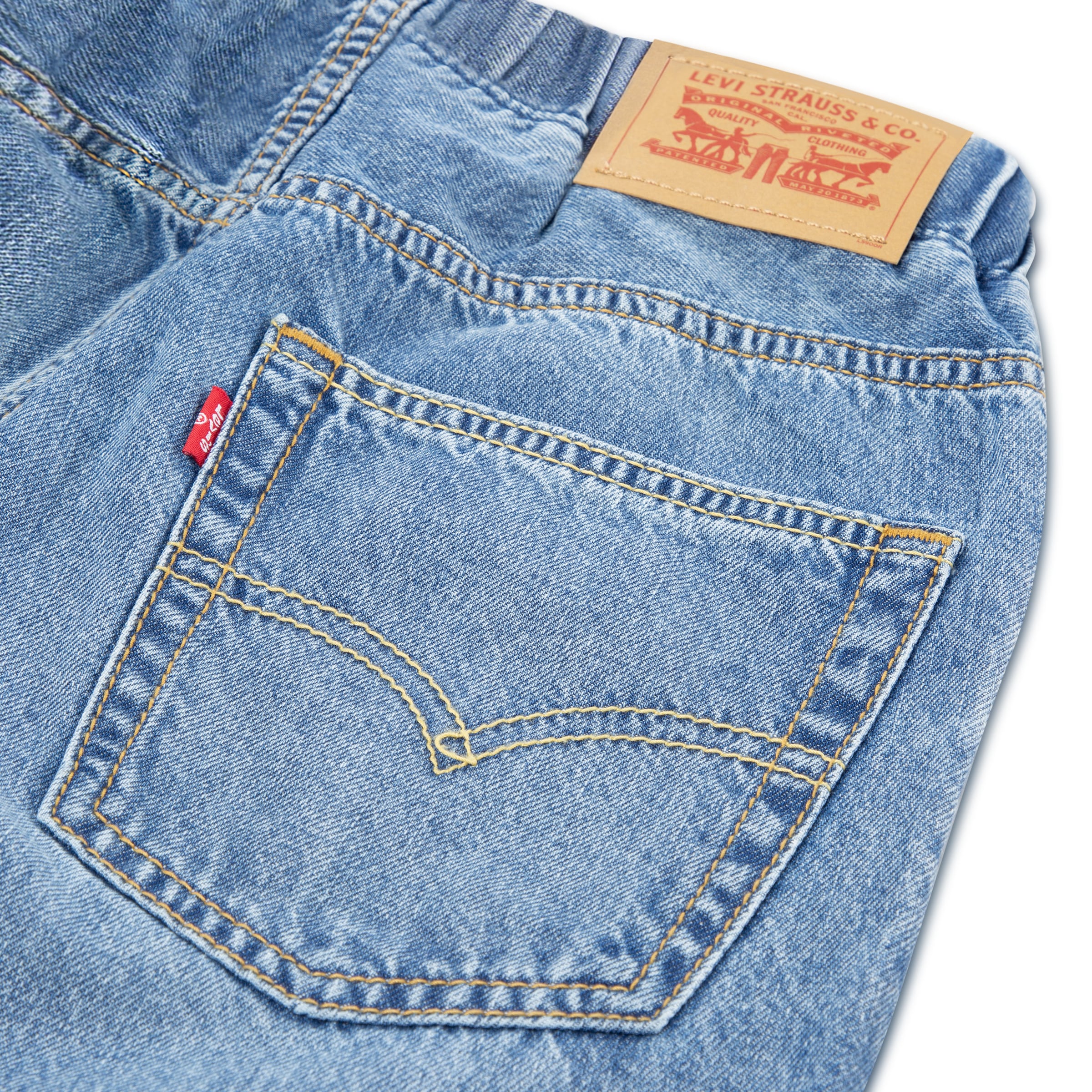 Levi's® Kids Loose-fit-Jeans »LVB PULL ON STAY LOOSE TAPER J« im Five-Pocket Style