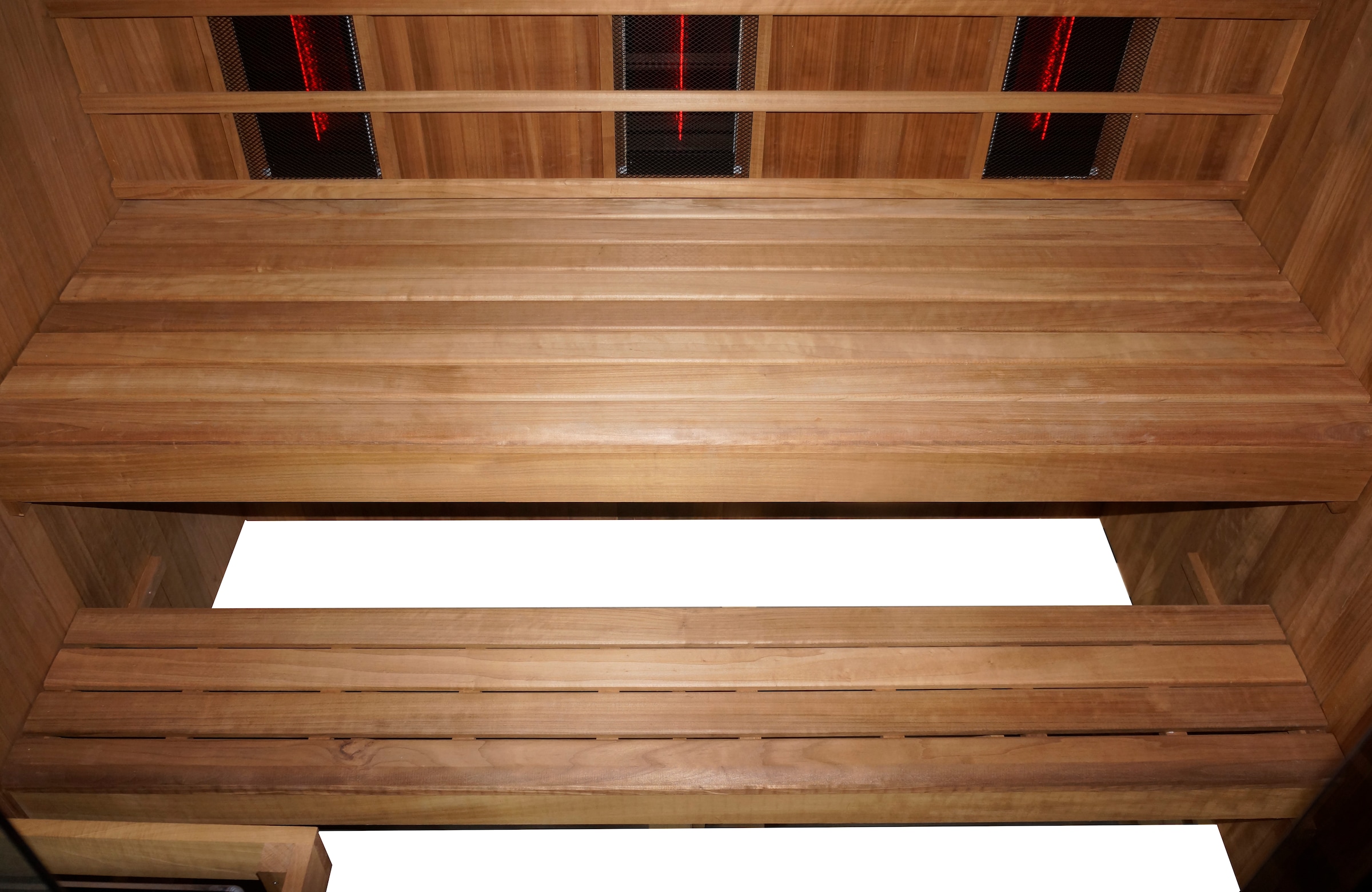 Sanotechnik Sauna »»KOTKA« mit Infrarotkabine«, geeignet für 5 Personen, Espenholz