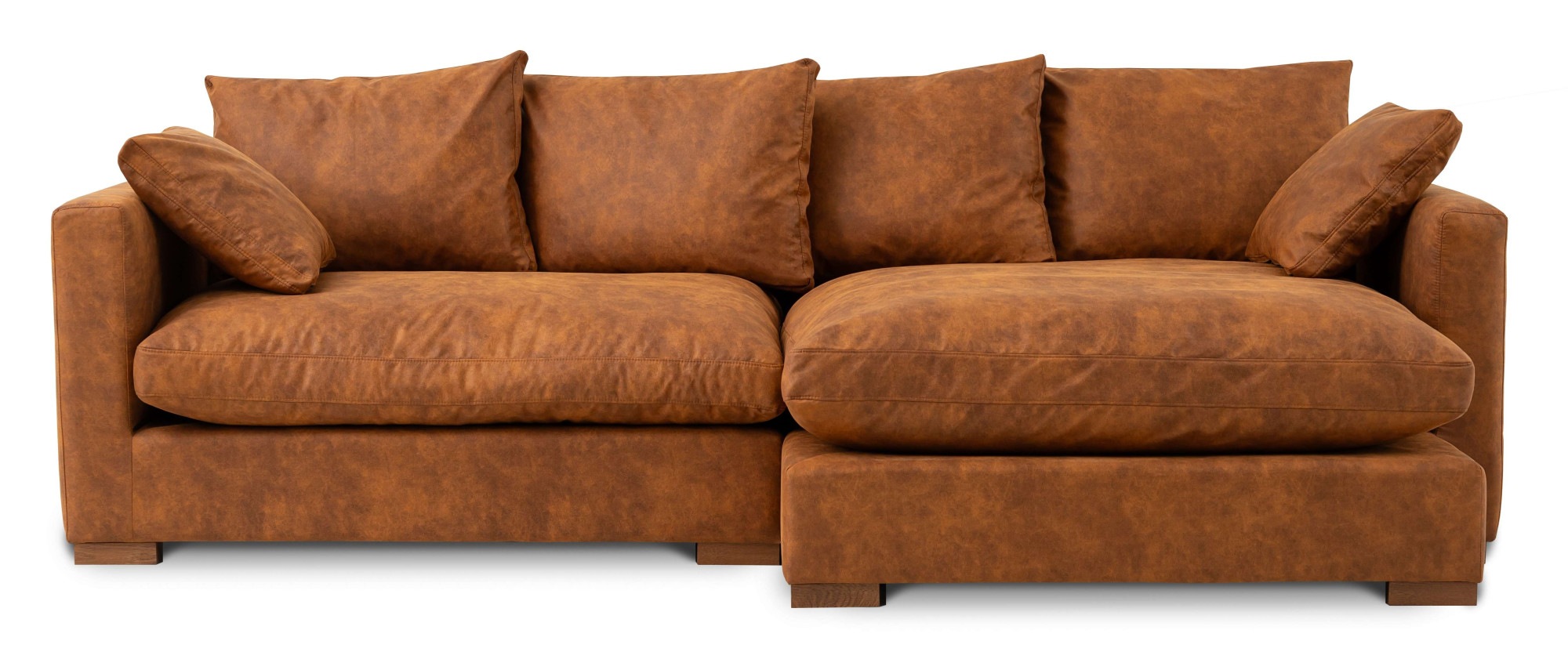 Home affaire Ecksofa »Coray«, Breite 266 cm, extra weich und kuschelig, mit Federn und Daunen