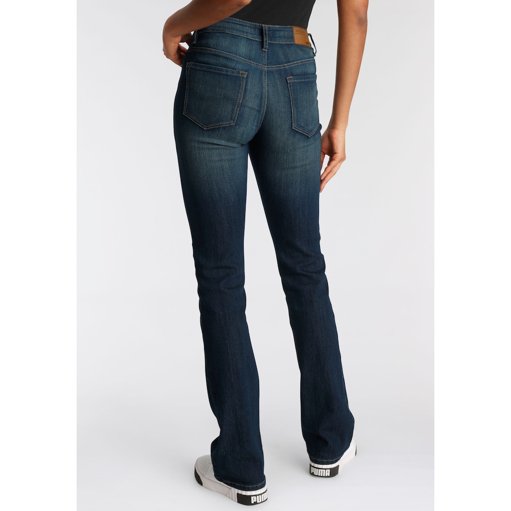 Arizona Bootcut-Jeans »Baby-Boot«, Mid Waist