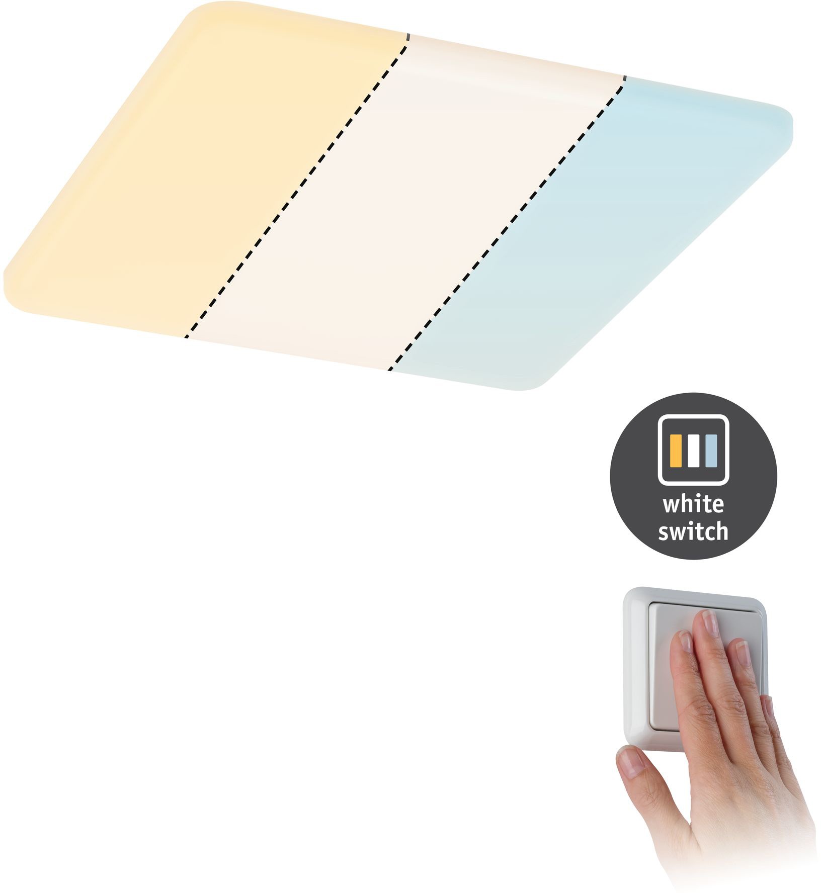 Paulmann LED Bad-Einbauleuchte »Veluna«, Schutzart IP44, 3 Lichtstimmungen günstig online kaufen