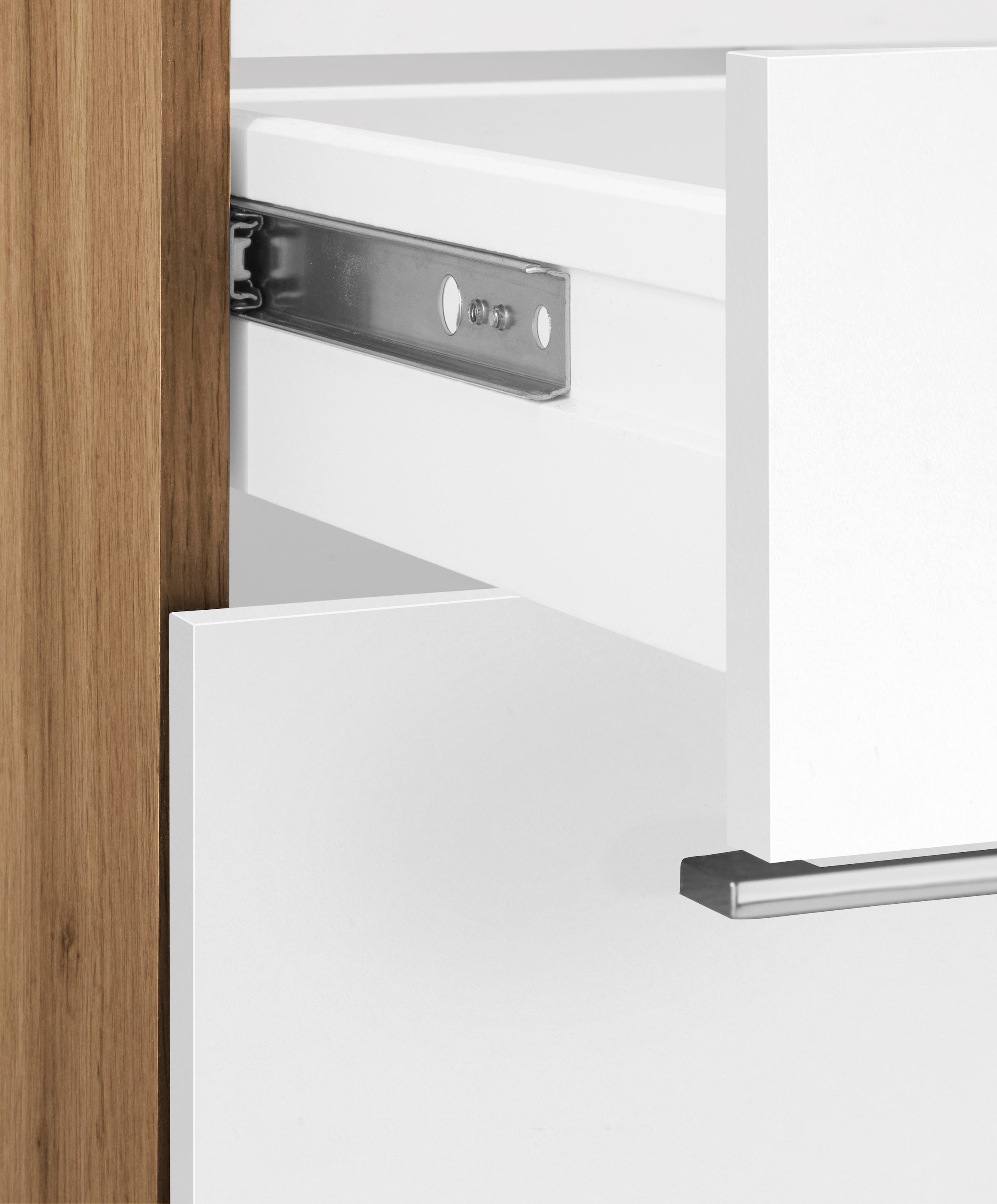 KOCHSTATION Winkelküche »KS-Colmar«, mit E-Geräten, Stellbreite 210/360 cm