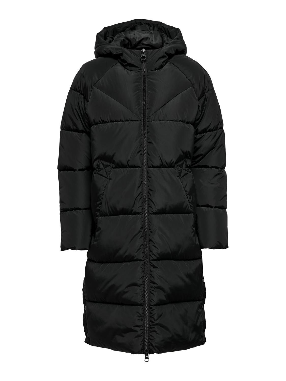 ONLY Steppmantel »ONLAMAND LONG PUFFER COAT CS OTW«, mit Kapuze und praktischem 2-Wege Reißverschluss