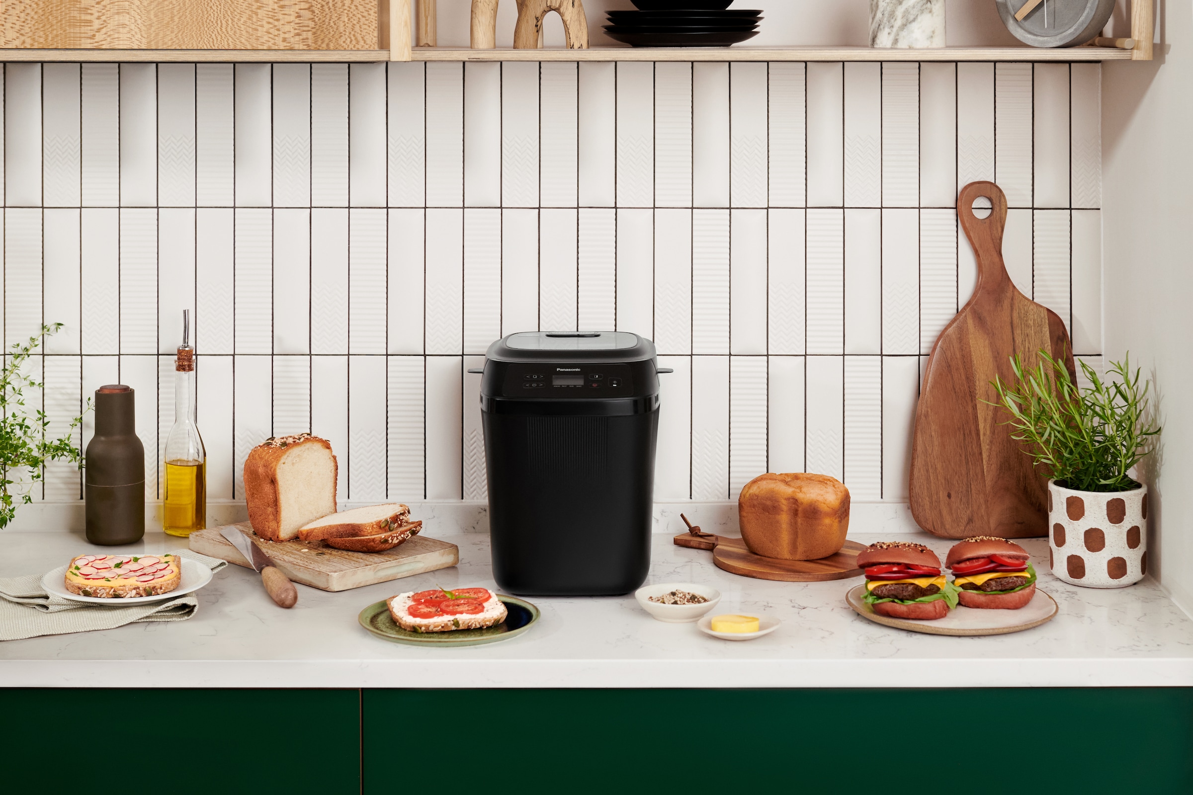 Panasonic Brotbackautomat »SD-PN100KXE«, 18 Programme, 340 W