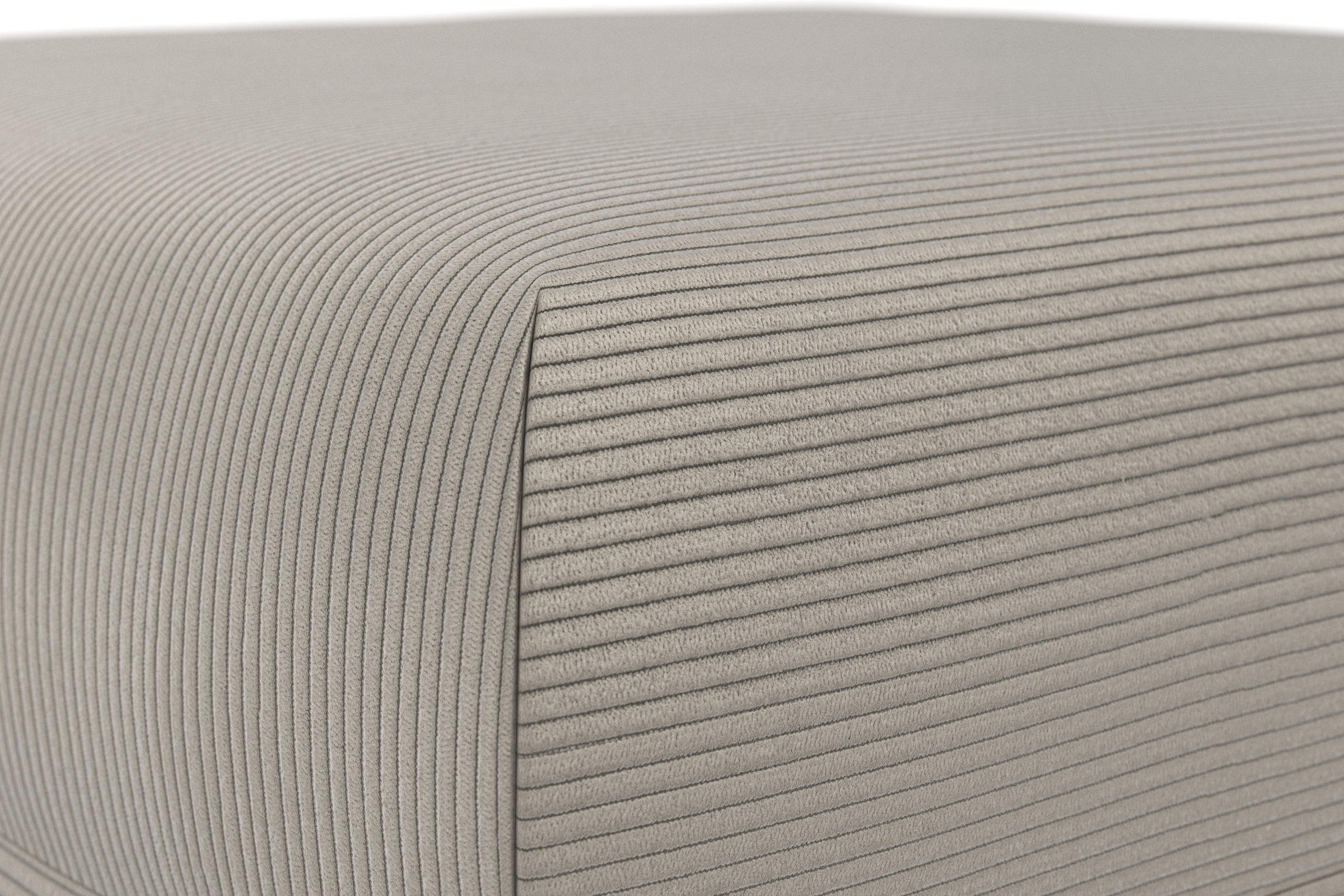 INOSIGN Hocker »Coco«, Cord-Bezug in 2 Ausführungen, Füßen 15 cm hoch
