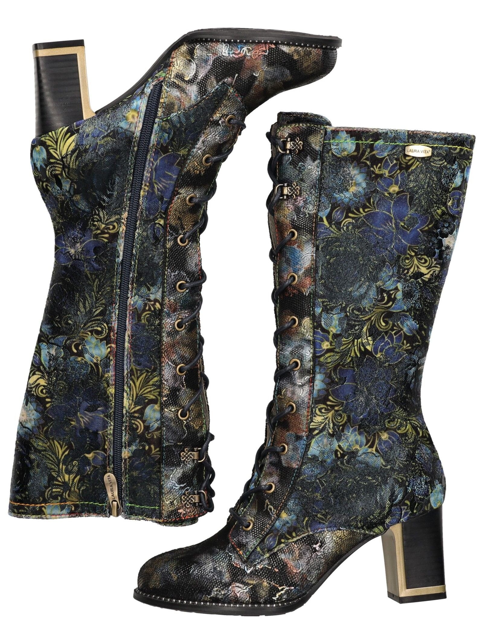 LAURA VITA Schnürstiefel »LAURA VITA Stiefel Leder/Textil«
