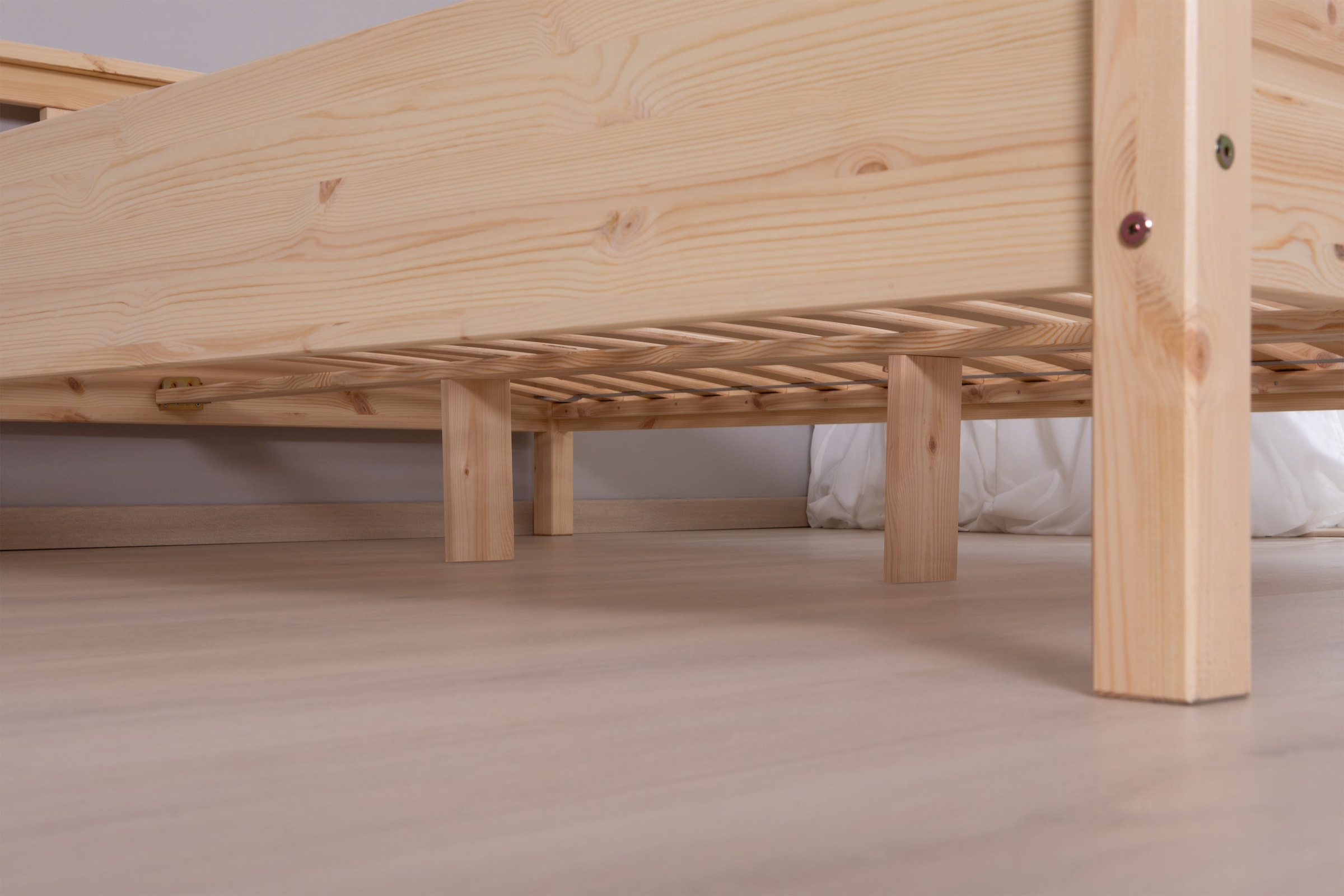 Ticaa Futonbett »Merci«, Einzelbett, aus Kiefer Massivholz, inkl. Rollrost