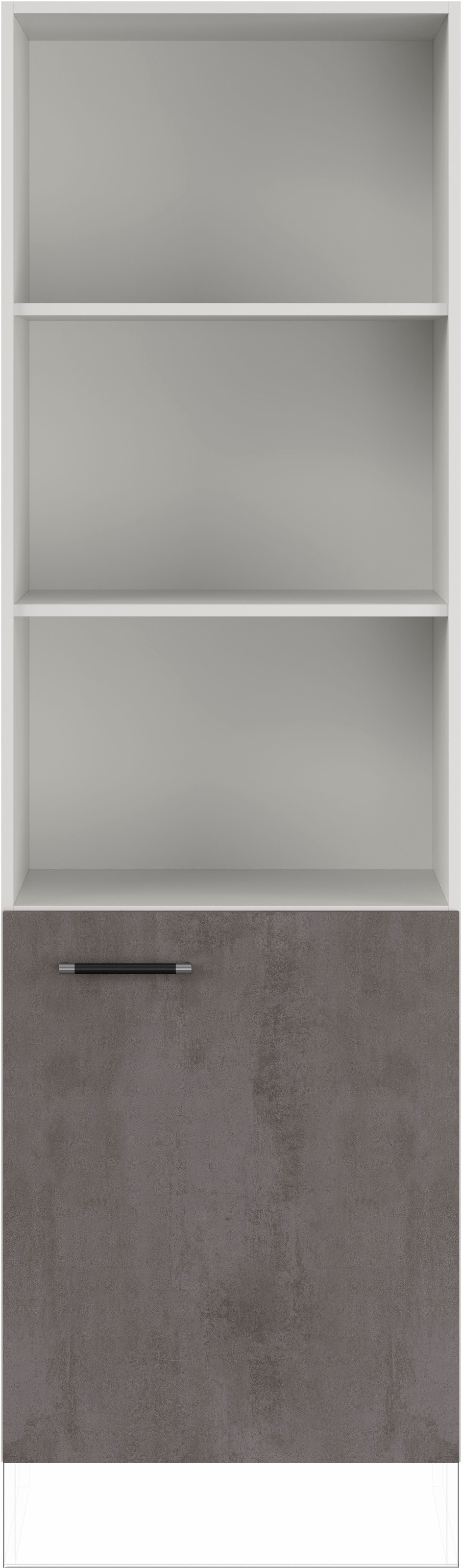 IMPULS KÜCHEN Seitenschrank »"Prag", Breite/Höhe: 60/190,7 cm« vormontiert, mit Drehtür, mit verstellbaren Fachböden