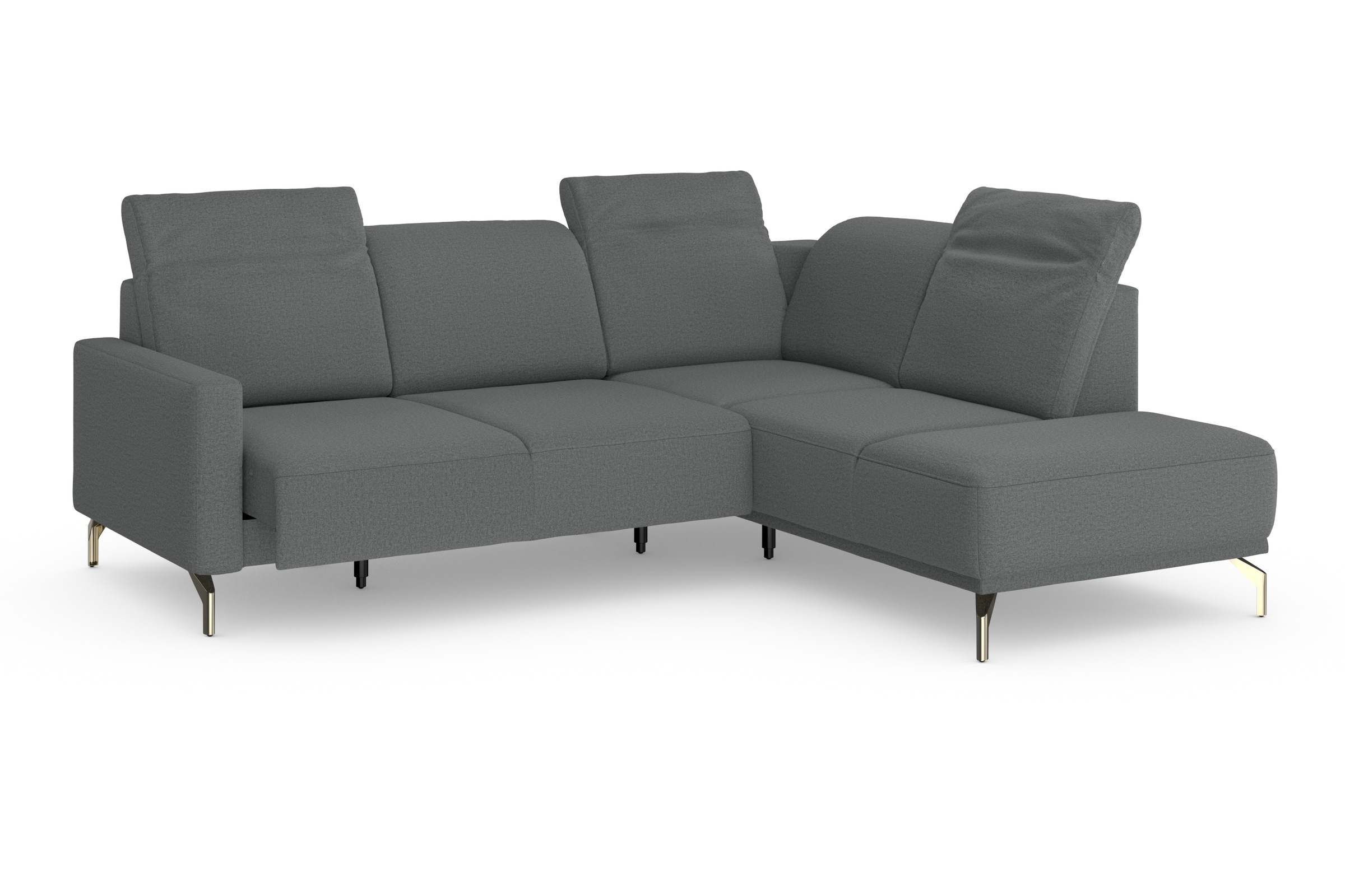 sit&more Ecksofa »Bailando L-Form«, wahlweise mit Kopfteilverstellung und Vorziehsitz, motorisch