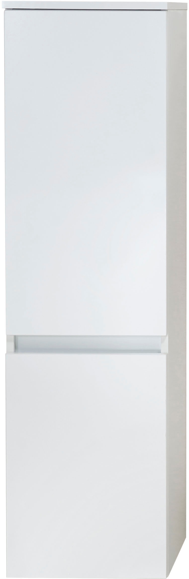 Saphir Badmöbel-Set »Quickset 360 3-teilig, Keramik-Aufsatzbecken mit LED-Spiegelschrank«, (5 St.), mit Midischrank, 5 Türen, 2 Schubladen, inkl. Türdämpfer