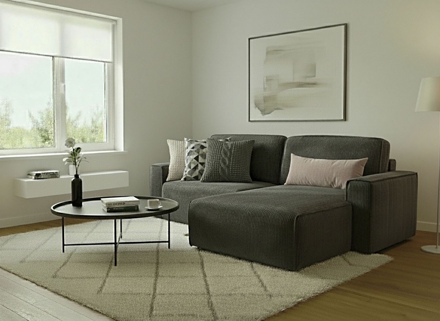 Home affaire Ecksofa »Chance, Recamiere beidseitig montierbar, Schlaffunkti günstig online kaufen