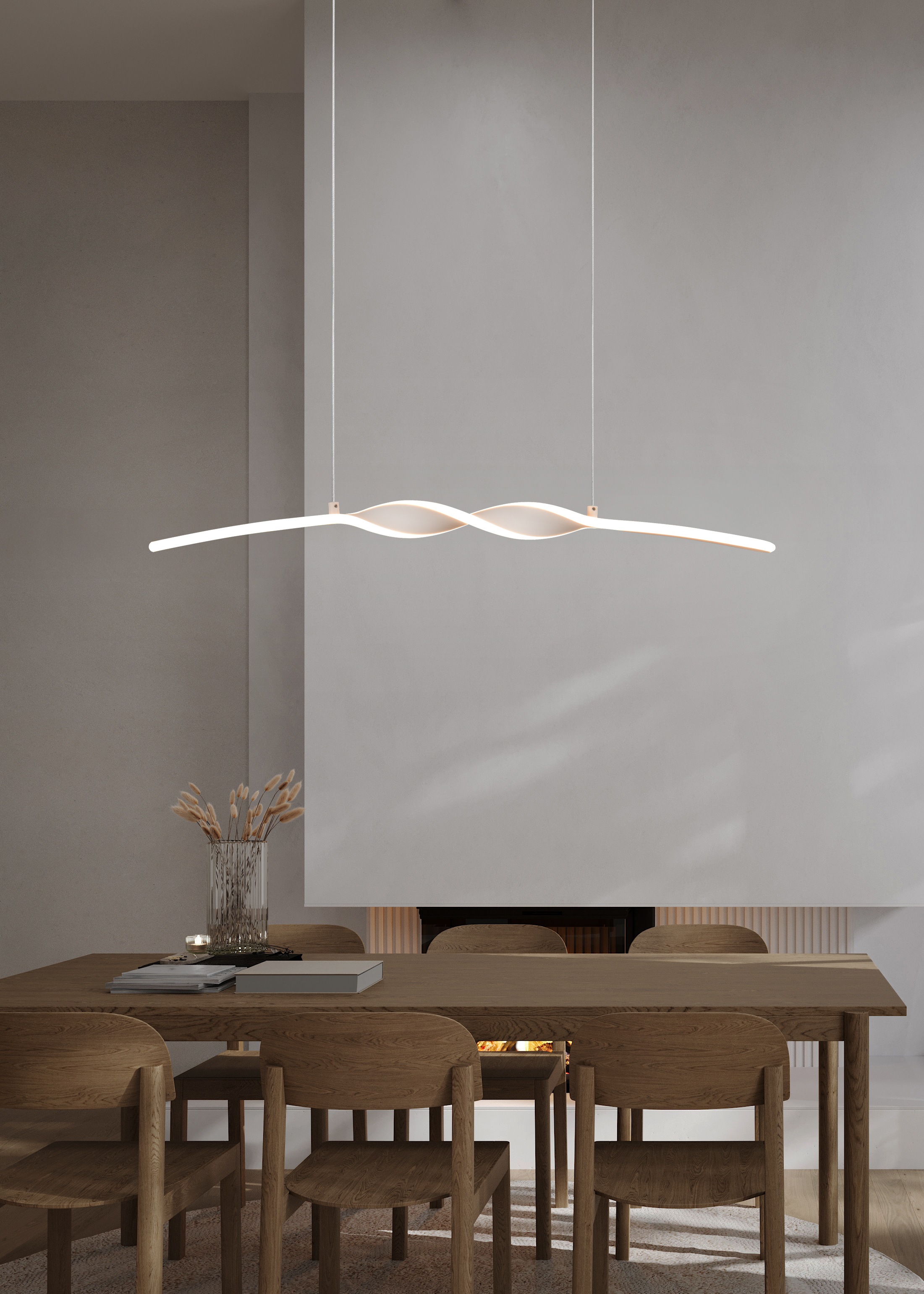 OTTO home LED Pendelleuchte »ADELLA, LED Hängelampe 20W 2500 Lumen CCT 2700 günstig online kaufen