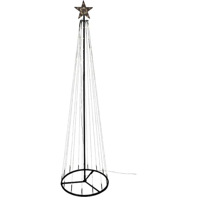 AM Design LED Baum »Weihnachtsdeko aussen«, 122 flammig-flammig, mit 8  verschiedenen Lichtmodi, Weihnachtsbeleuchtung online bestellen