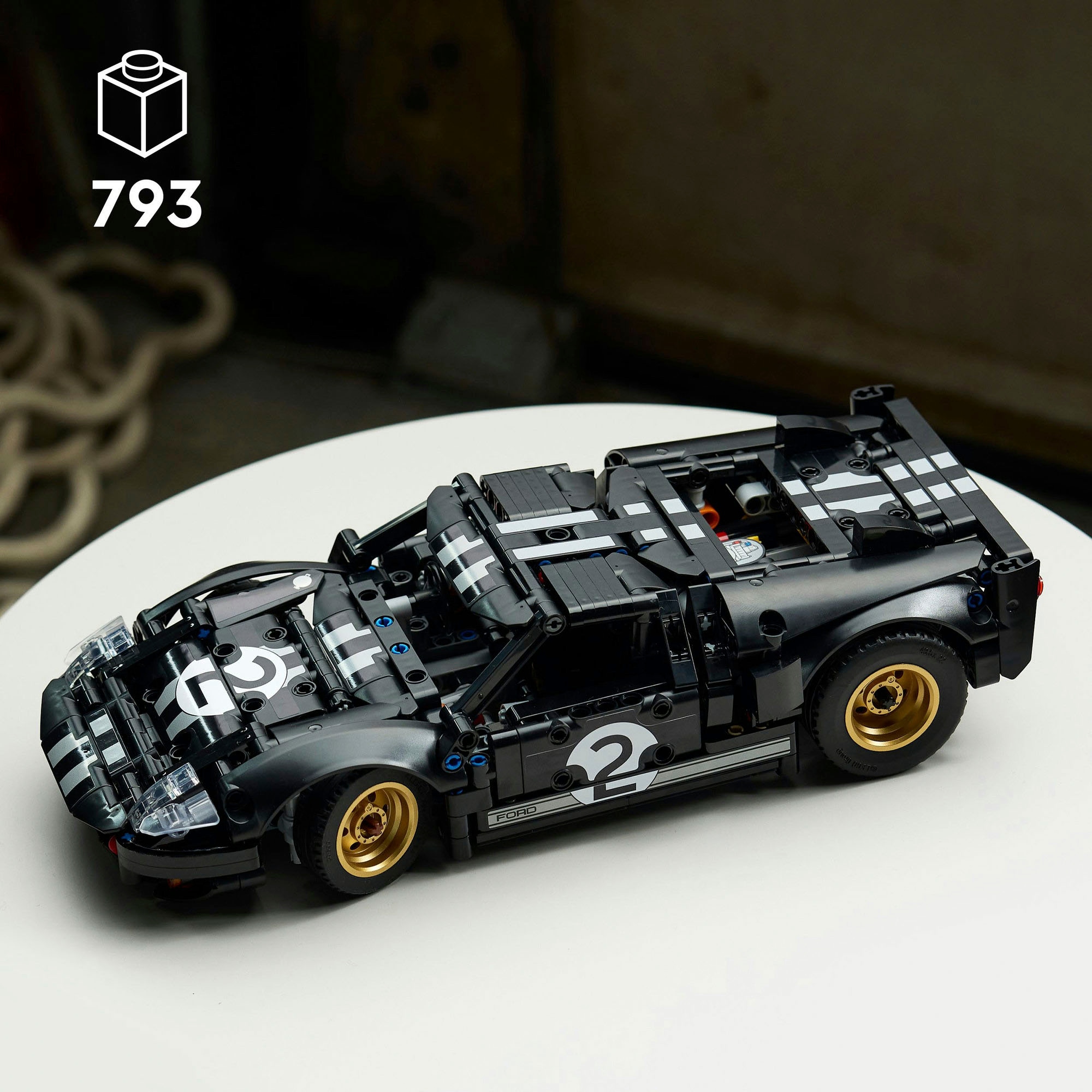 LEGO® Konstruktionsspielsteine »1966 Ford GT40 MKII Rennwagen (42223), LEGO Technic« Made in Europe