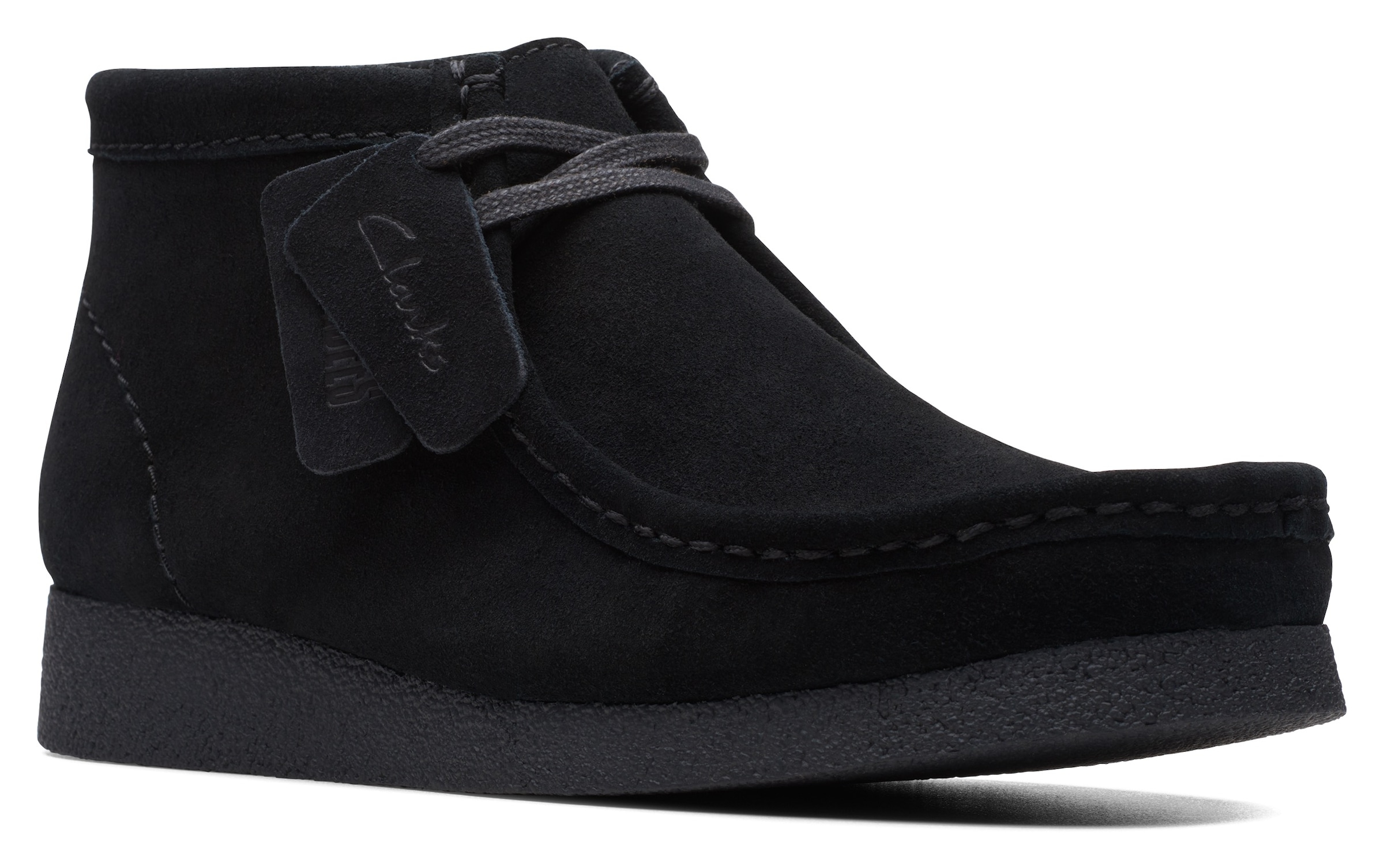 Clarks Schnürboots »Wallabee«, Desert Boots, High Top Sneaker mit Wechselfußbett